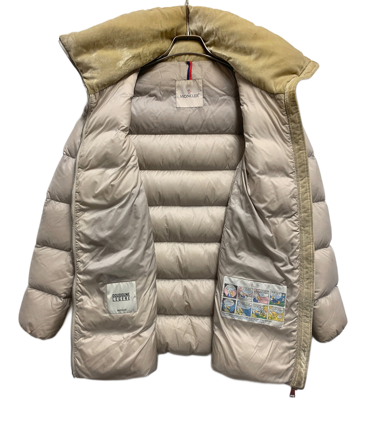 中古・古着通販】MONCLER (モンクレール) ダウンジャケット ベージュ