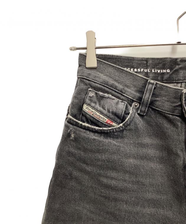 中古・古着通販】DIESEL (ディーゼル) ワイドデニムパンツ グレー