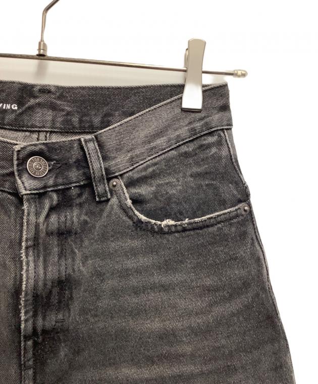 中古・古着通販】DIESEL (ディーゼル) ワイドデニムパンツ グレー