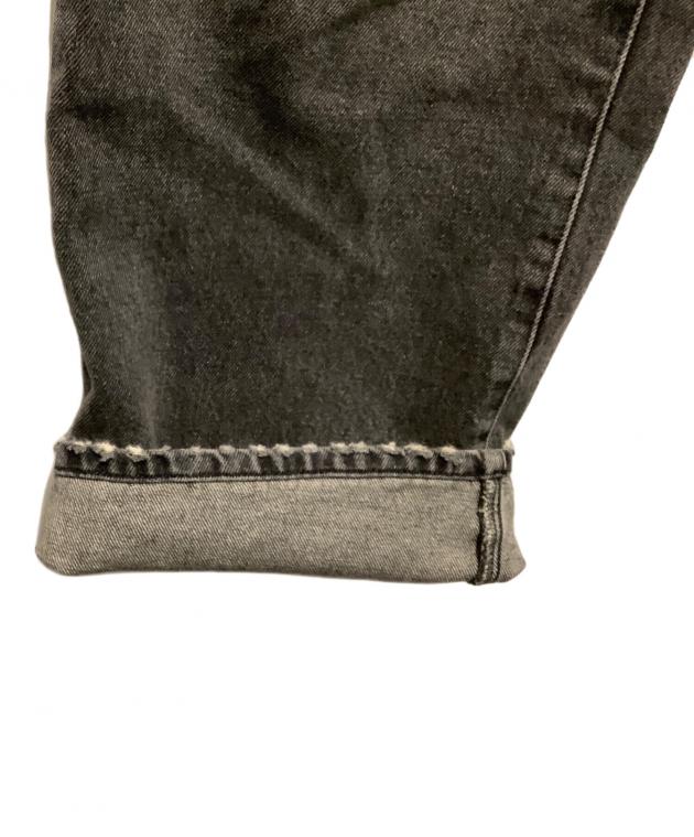 中古・古着通販】DIESEL (ディーゼル) ワイドデニムパンツ グレー