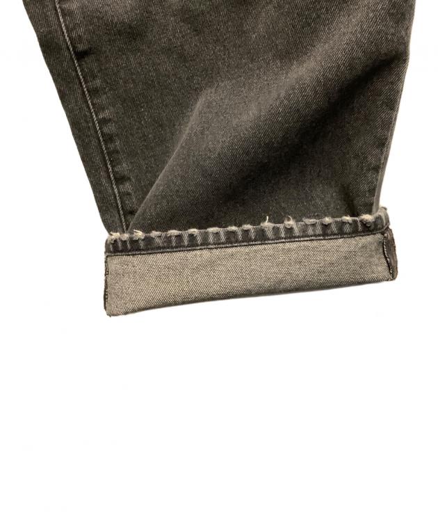 中古・古着通販】DIESEL (ディーゼル) ワイドデニムパンツ グレー
