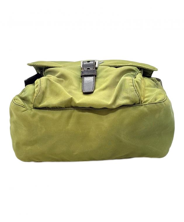 中古・古着通販】PRADA (プラダ) ナイロンショルダーバッグ グリーン