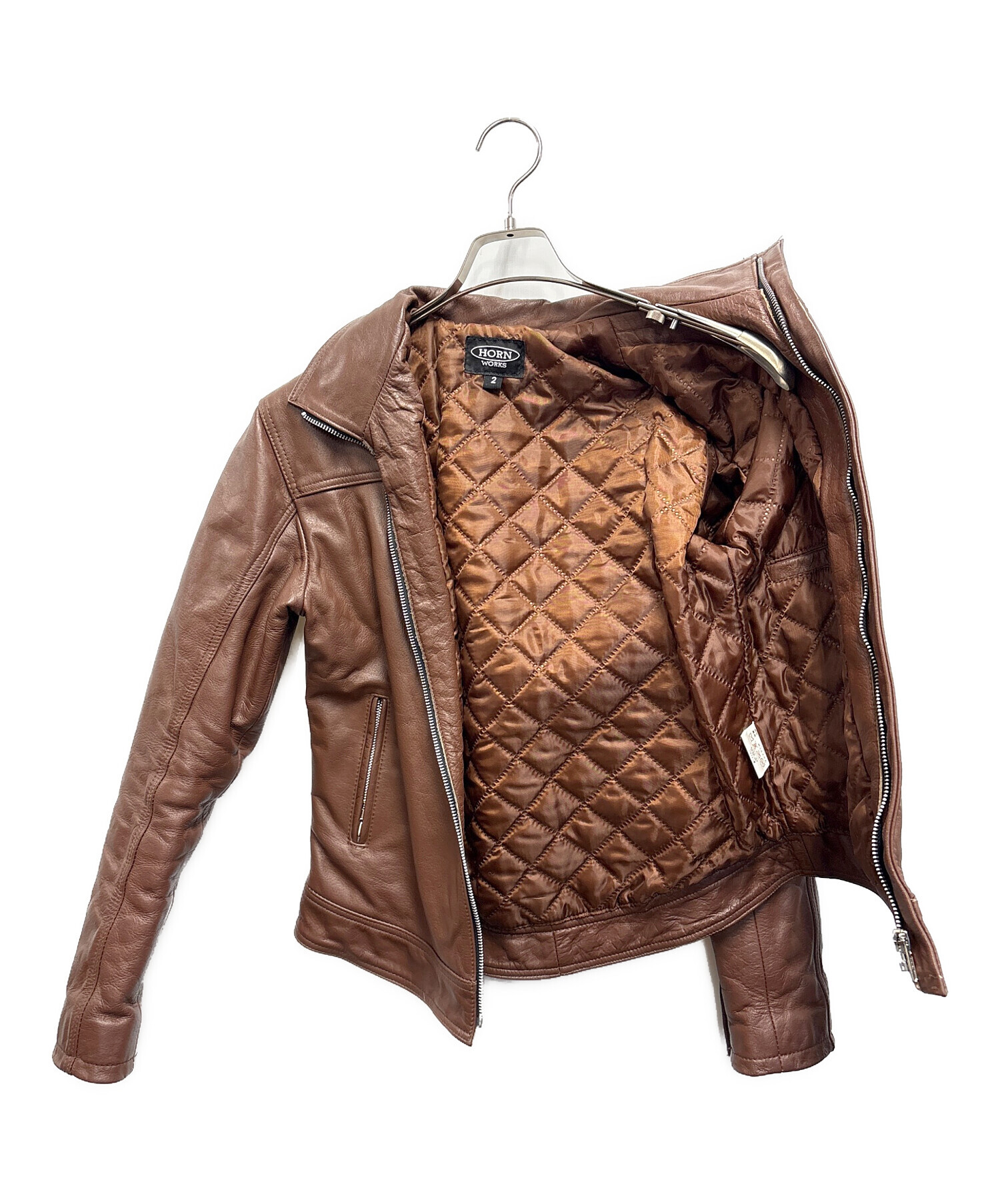 中古・古着通販】HORN WORKS (ホーンワークス) ライダースジャケット