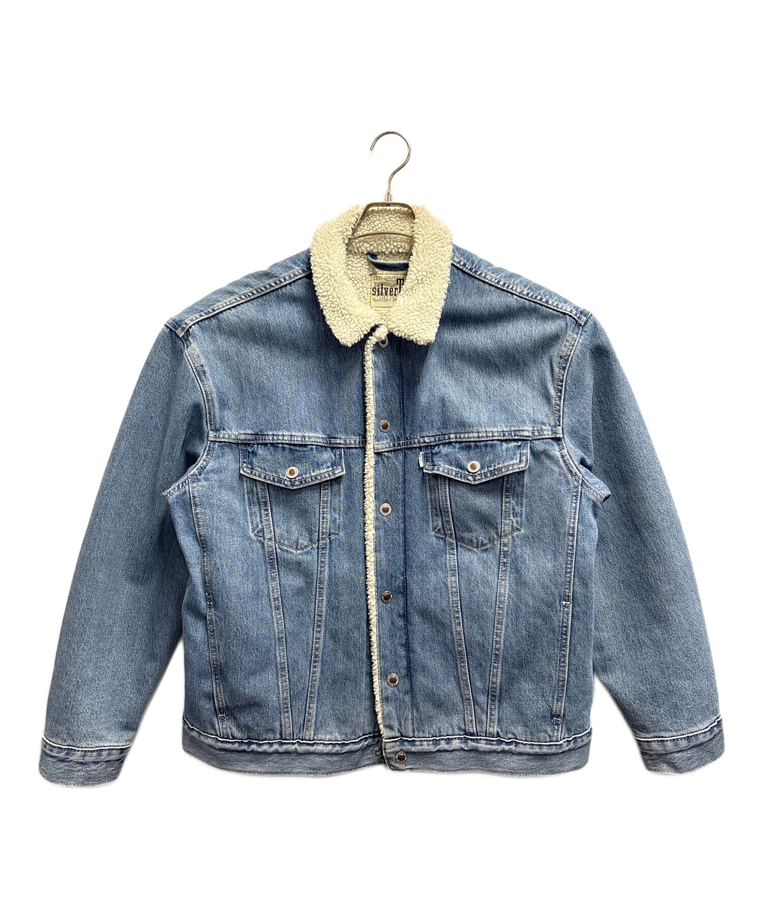 中古・古着通販】LEVI'S (リーバイス) ボアデニムジャケット ブルー