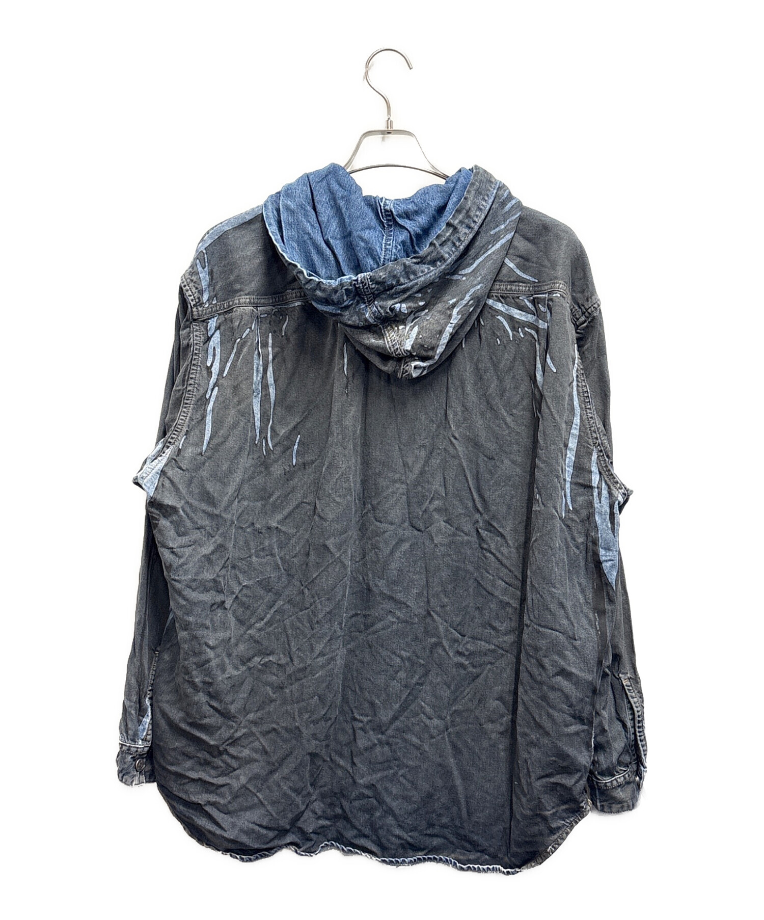 中古・古着通販】DIESEL (ディーゼル) D-DEWNY-HOOD-S1 グレー