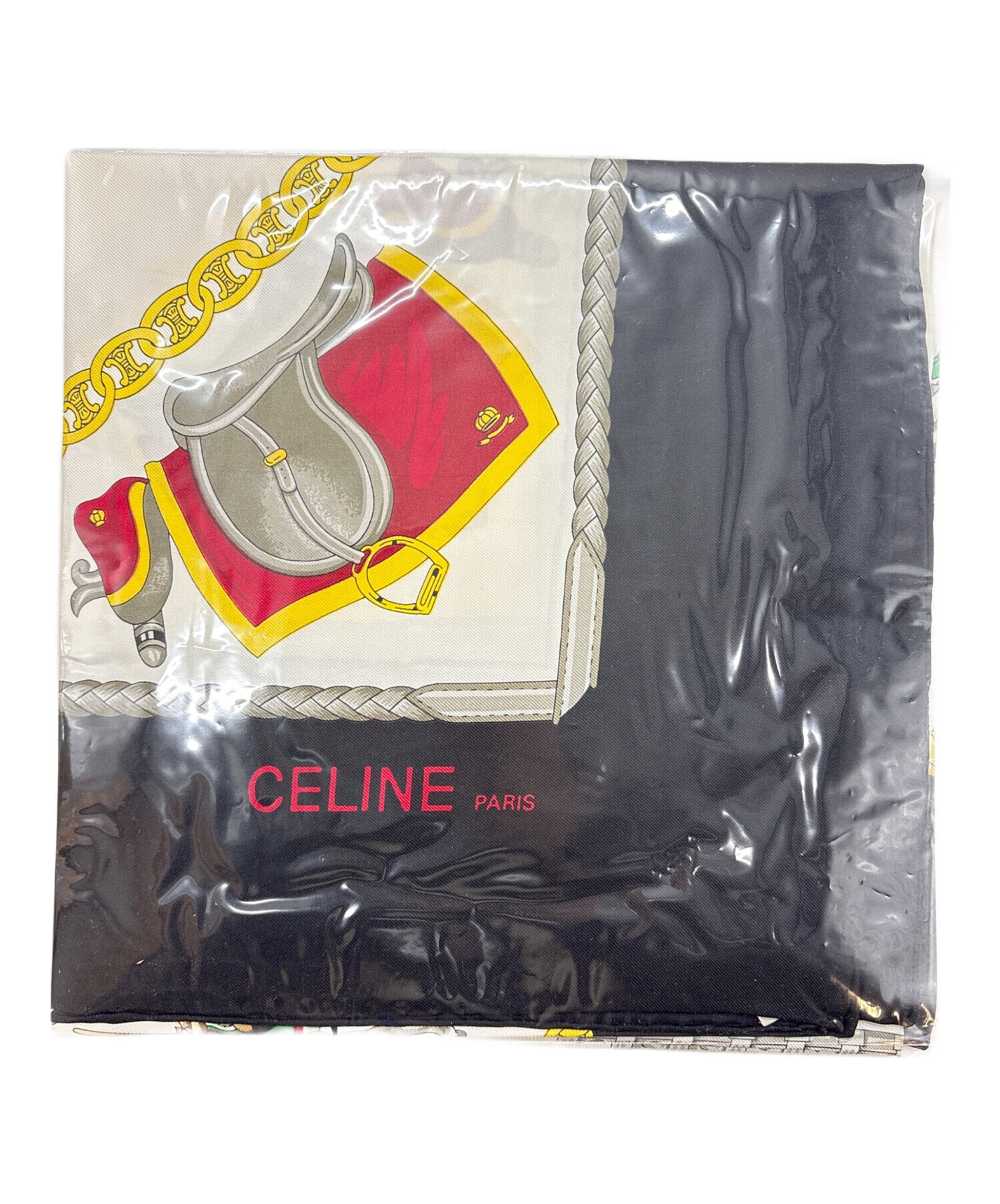 中古・古着通販】CELINE (セリーヌ) シルクスカーフ マルチカラー