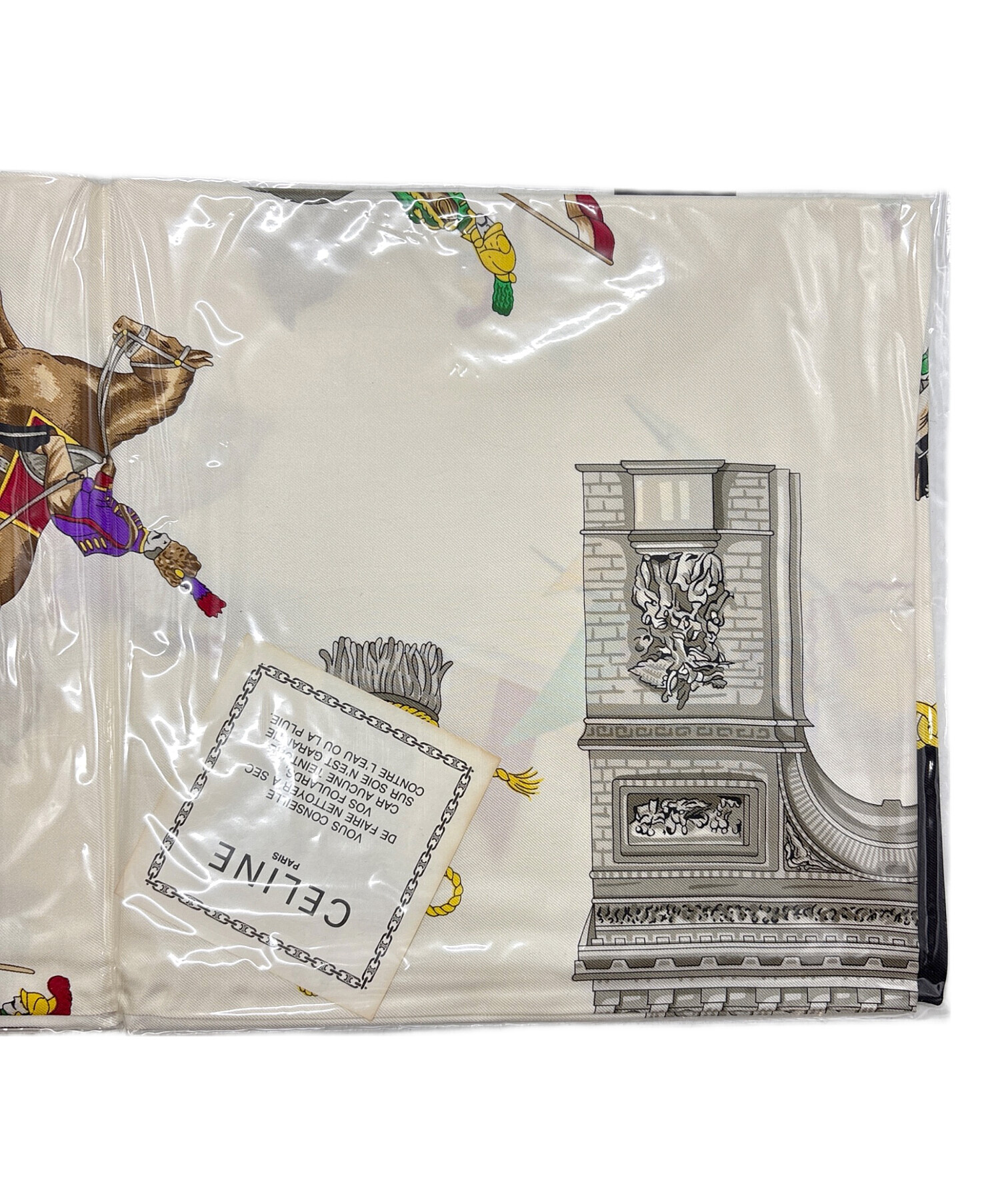 中古・古着通販】CELINE (セリーヌ) シルクスカーフ マルチカラー