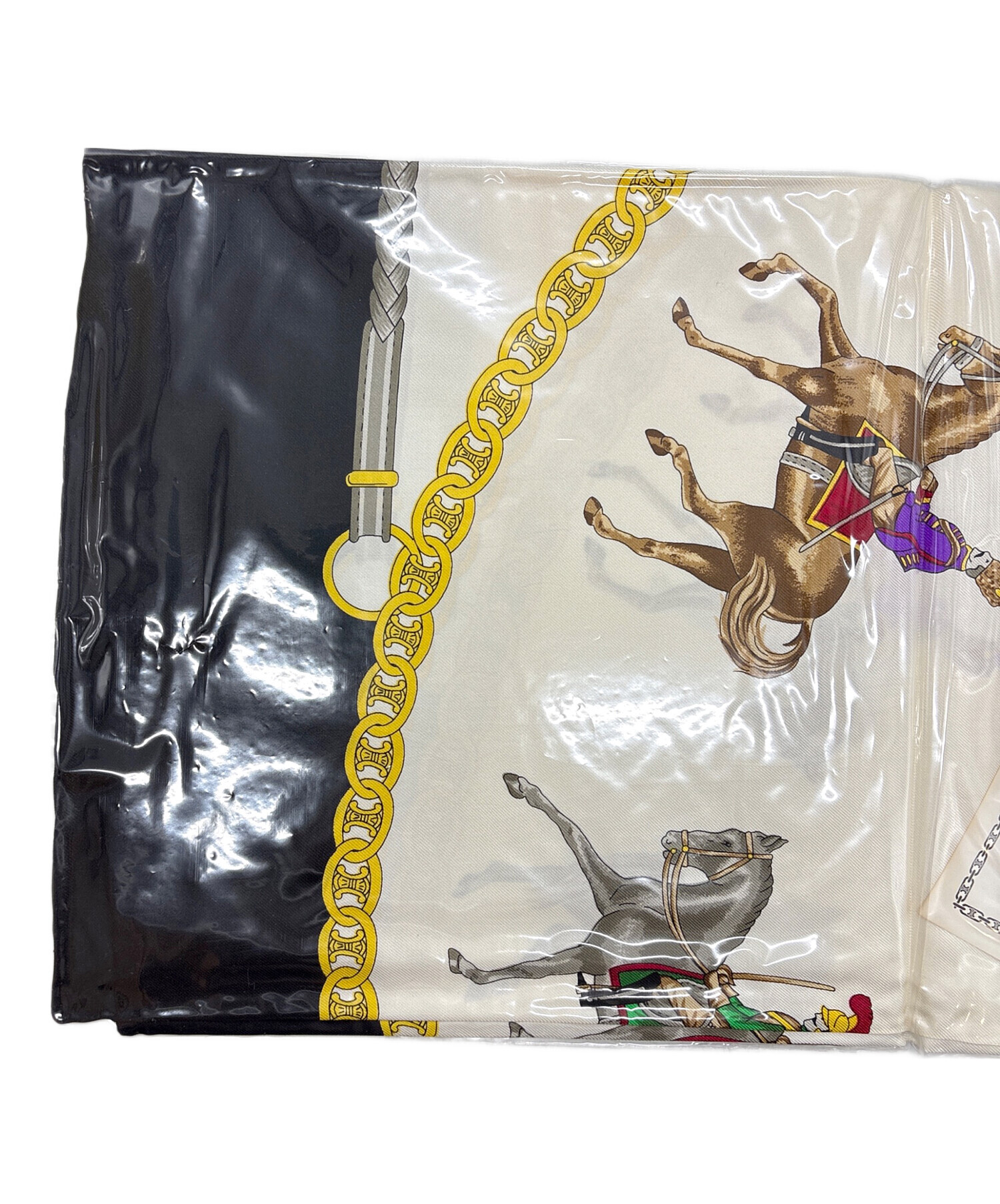 新品✨セリーヌ 00年代 希少ヴィンテージ ブラウス 総柄 シルク スカーフ柄 新品✨セリーヌ 00年代 希少ヴィンテージ ブラウス 総柄 シルク スカーフ柄