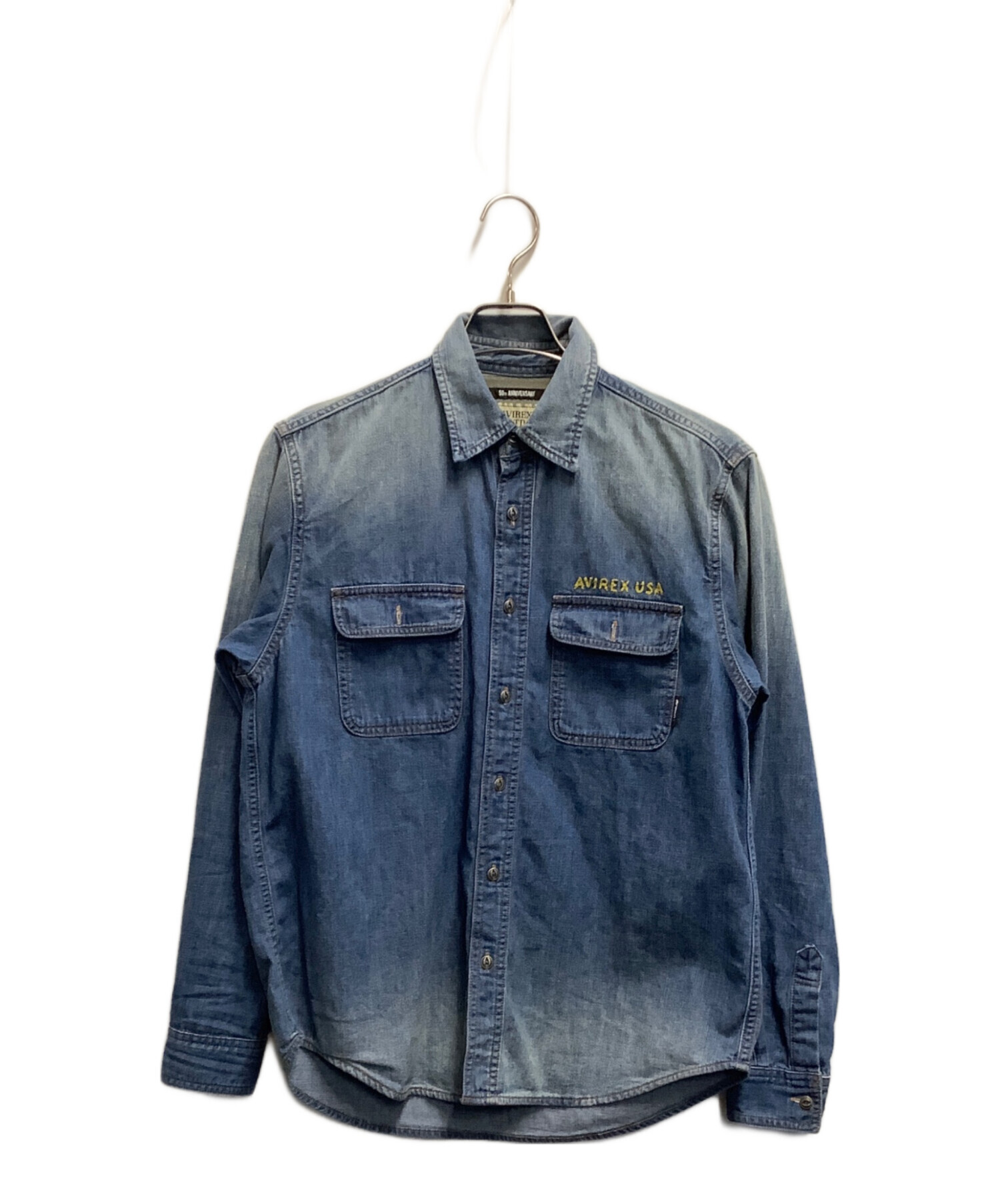 中古・古着通販】AVIREX (アヴィレックス) デニムシャツ/HAYDEN VALLEY 