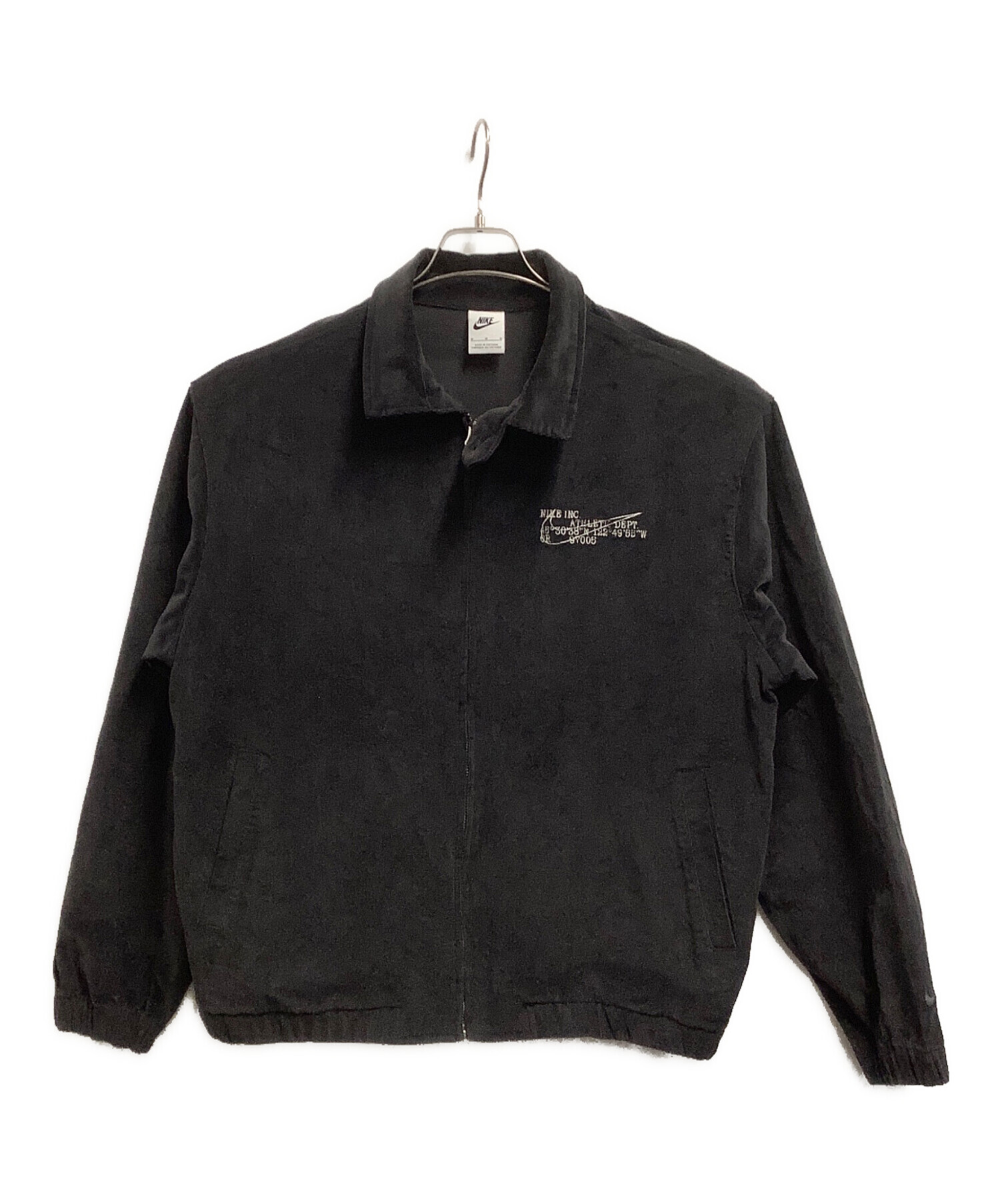 中古・古着通販】NIKE (ナイキ) ハリントンジャケット ブラック サイズ 