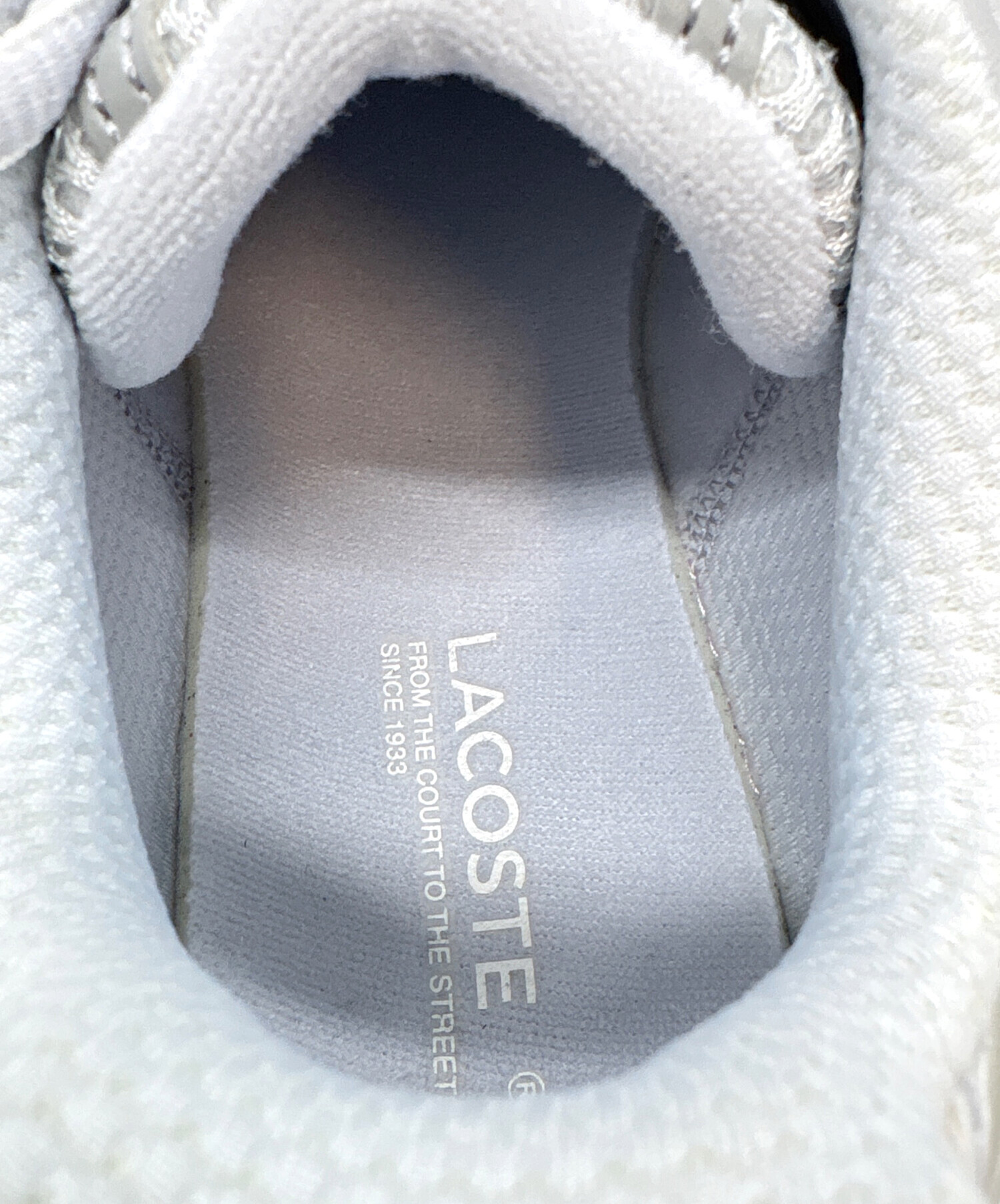 中古・古着通販】LACOSTE (ラコステ) スニーカー グレー サイズ:UK 5