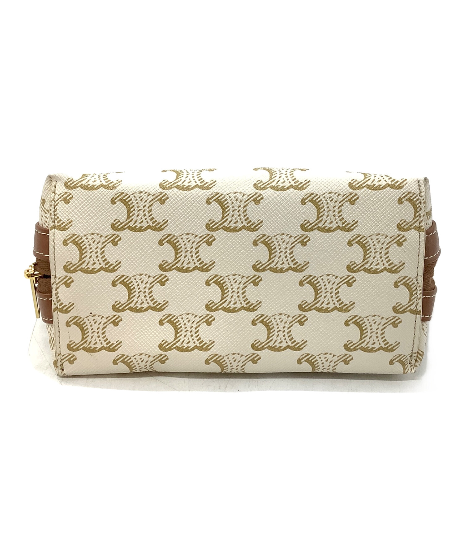 【値下げ中！】CELINE ゴールドヘアピン 箱・ポーチ付き 中古・古着通販】CELINE (セリーヌ) スモールコスメティックポーチ