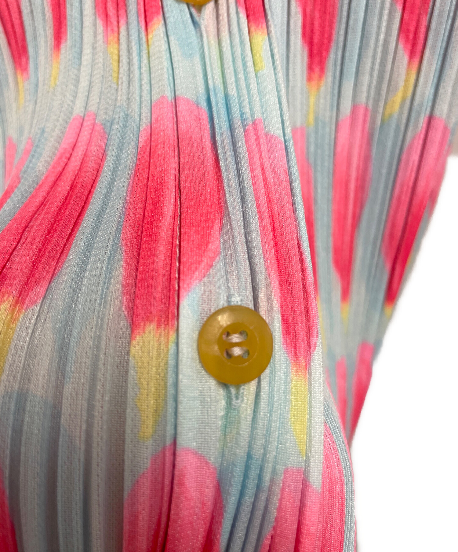 中古・古着通販】PLEATS PLEASE (プリーツプリーズ) 半袖シャツ ブルー