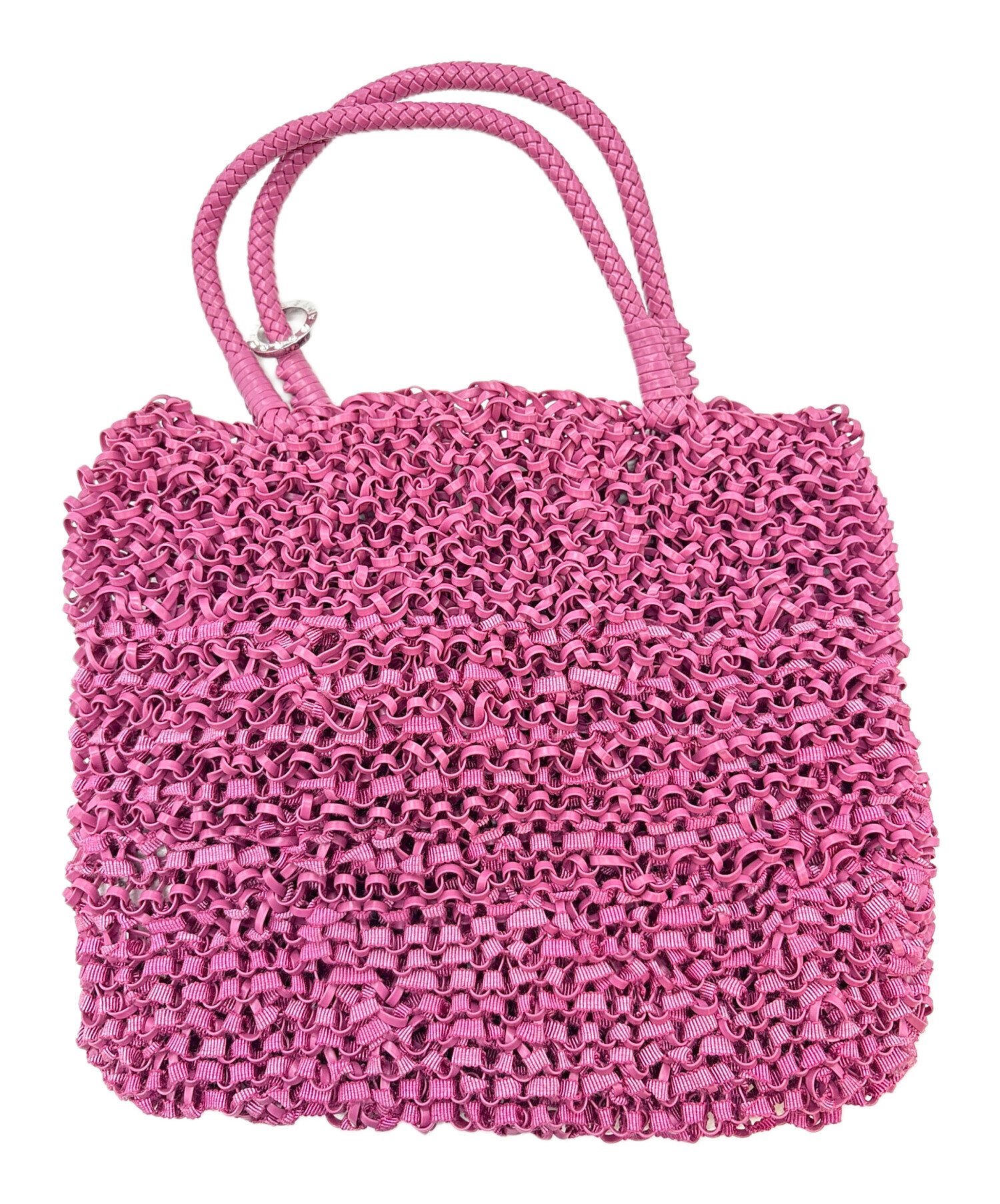 中古・古着通販】ANTEPRIMA (アンテプリマ) ミニワイヤーバッグ ピンク