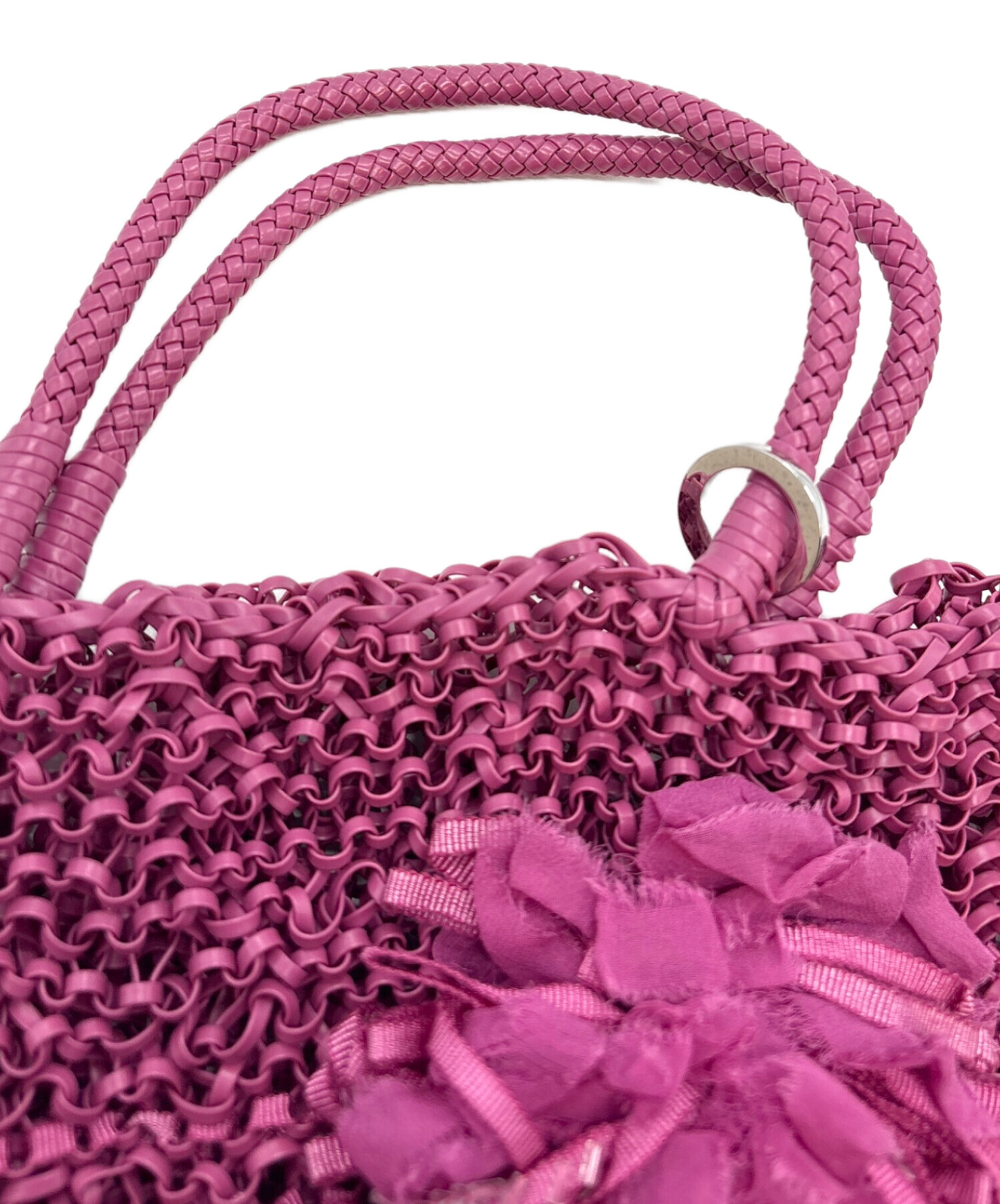 中古・古着通販】ANTEPRIMA (アンテプリマ) ミニワイヤーバッグ ピンク