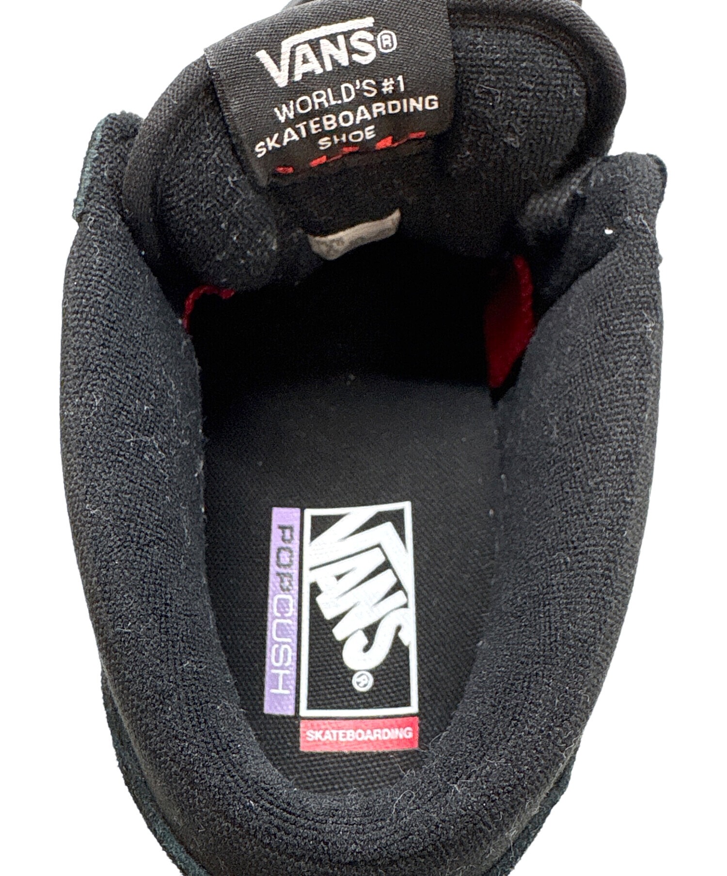 中古・古着通販】VANS (ヴァンズ) ミッドカットスニーカー ブラック 