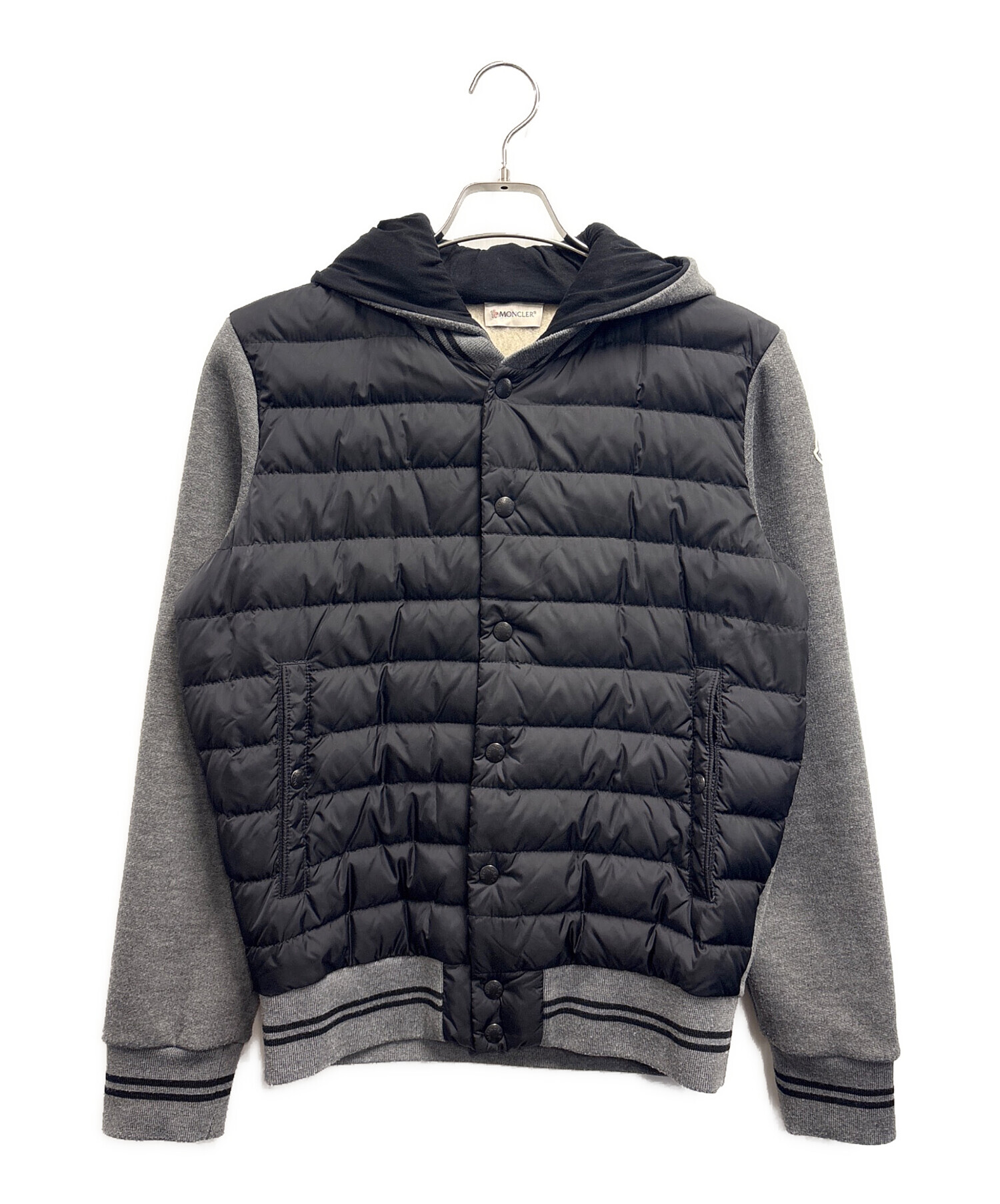 中古・古着通販】MONCLER (モンクレール) ダウンパーカー ブラック