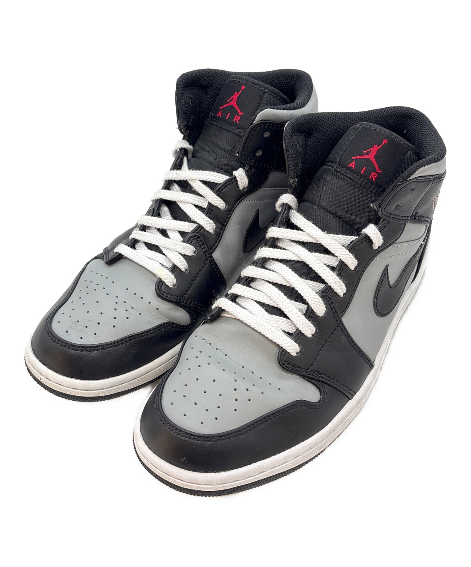 バスケットシューズ ハイカット ブラック/グレー 中古・古着通販】NIKE (ナイキ) ハイカットスニーカー ブラック×グレー