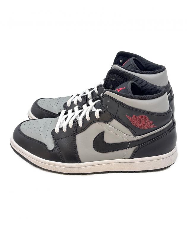 中古・古着通販】NIKE (ナイキ) ハイカットスニーカー ブラック×グレー