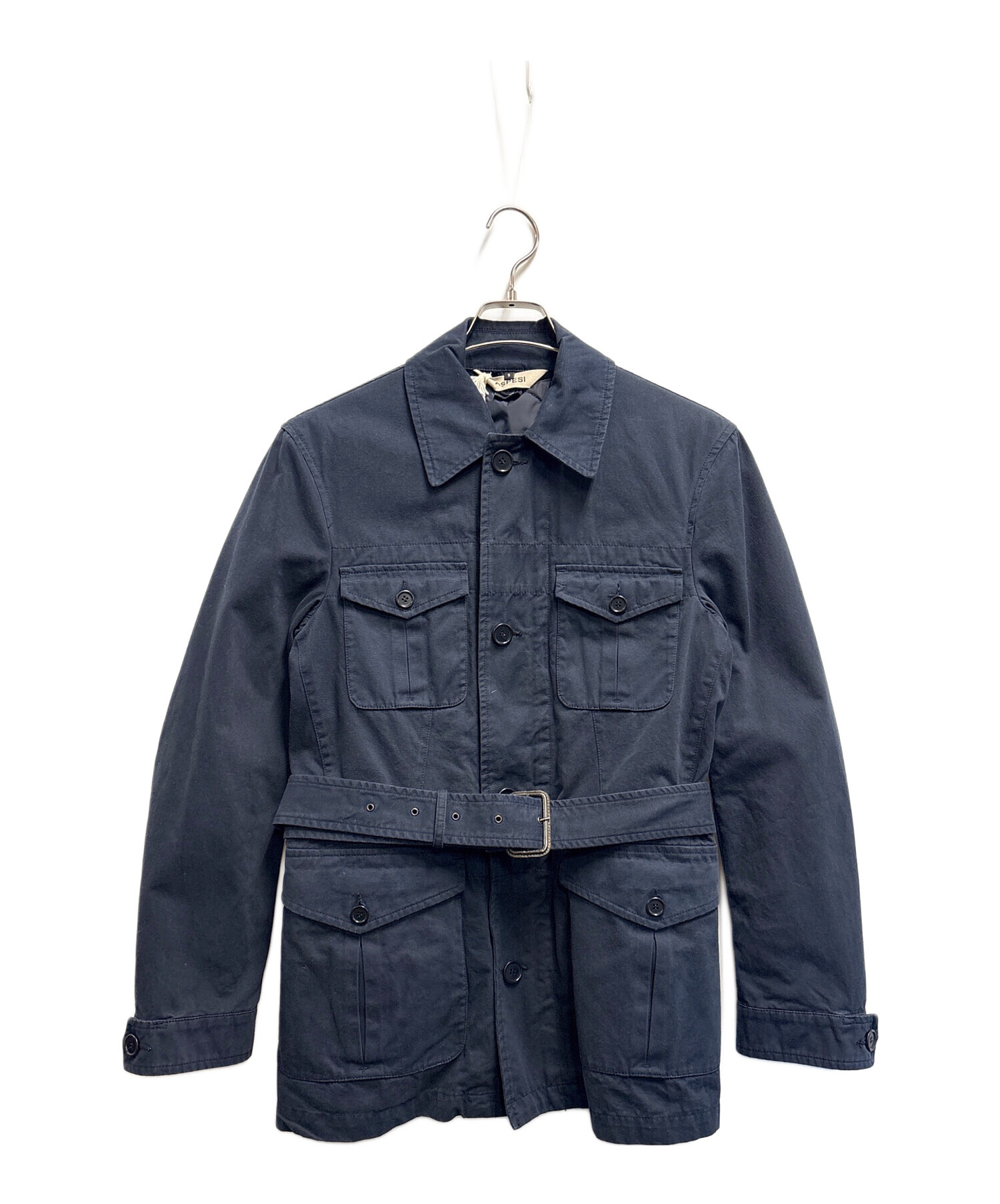 中古・古着通販】ASPESI (アスペジ) ナイロンブルゾン ネイビー サイズ 