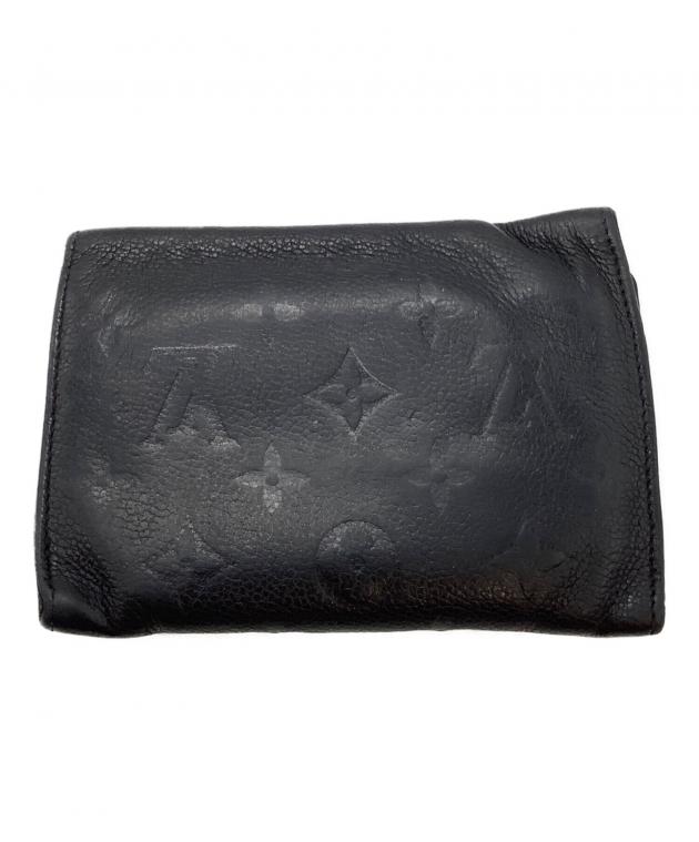 中古・古着通販】LOUIS VUITTON (ルイ ヴィトン) 3つ折り財布 ブラック