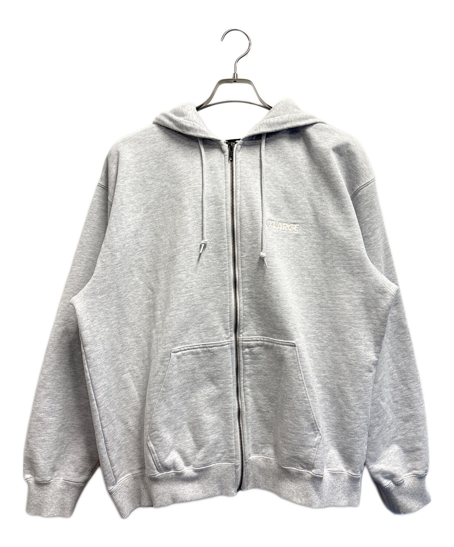 THE 7 THREE グレー XL パーカー　中古 中古・古着通販】CROSS STITCH (クロスステッチ) プルオーバーパーカー