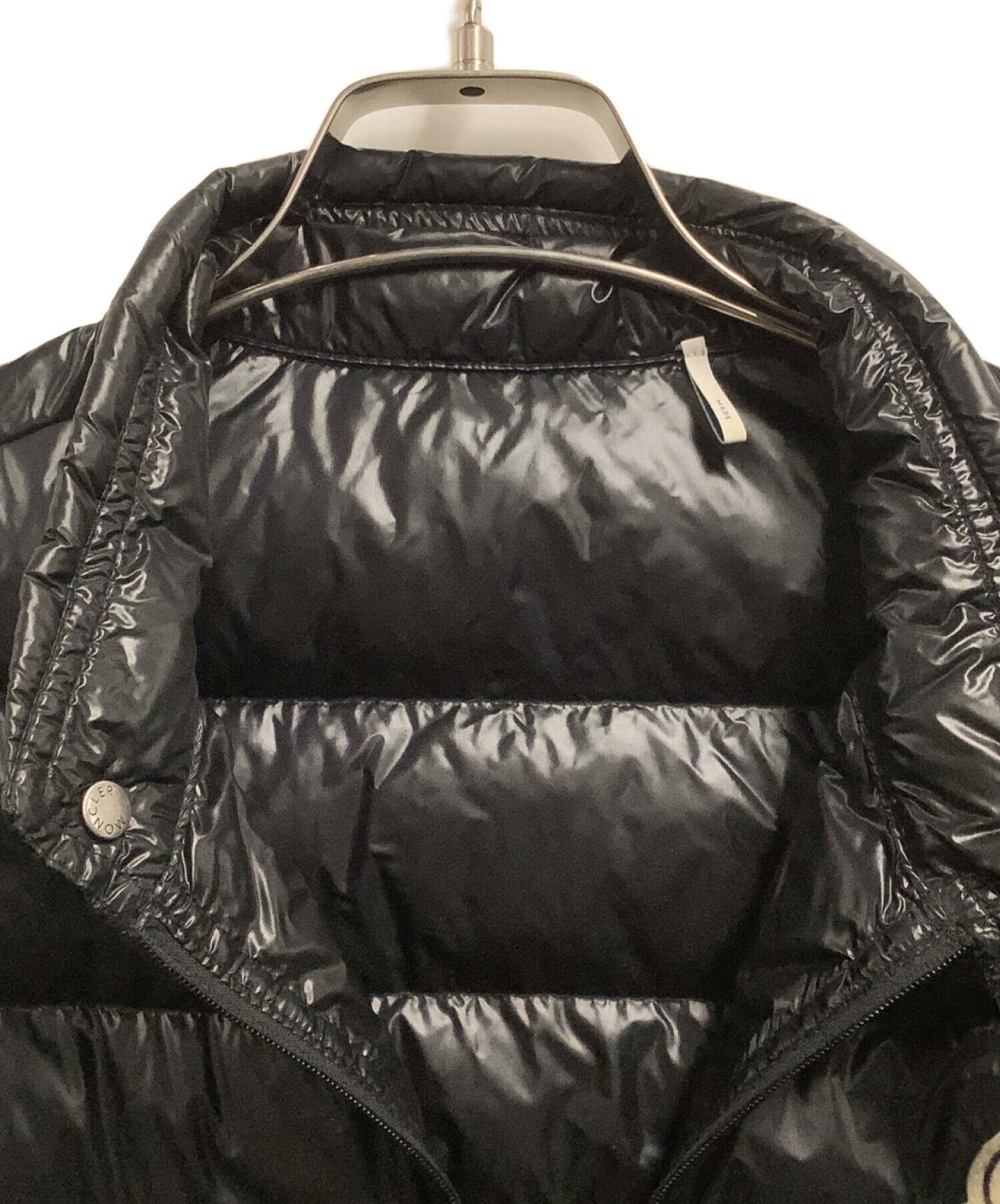 中古・古着通販】MONCLER (モンクレール) ダウンベスト ブラック