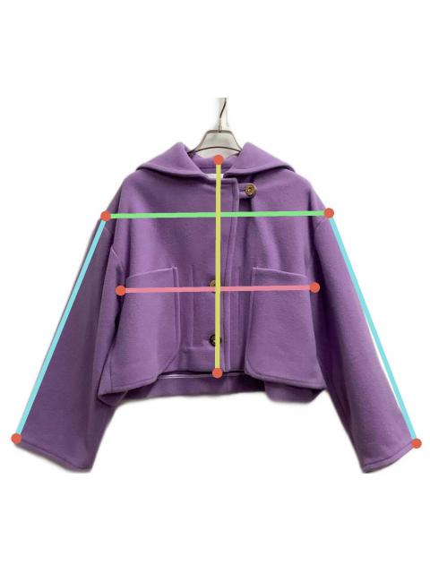 中古・古着通販】patou (パトゥ) ワイドスリーブセーラーコート