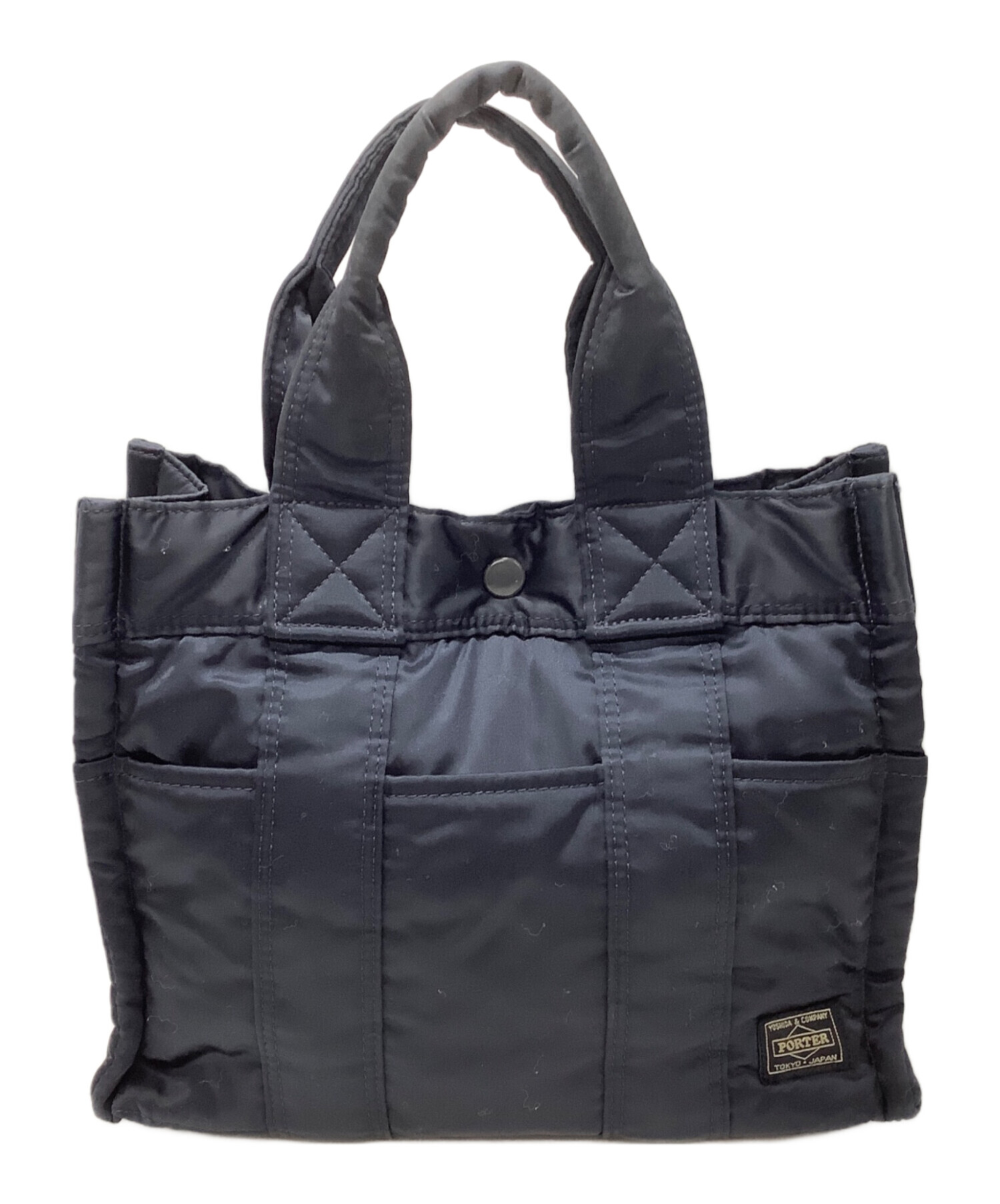 中古・古着通販】PORTER (ポーター) ミニトートバッグ ネイビー 