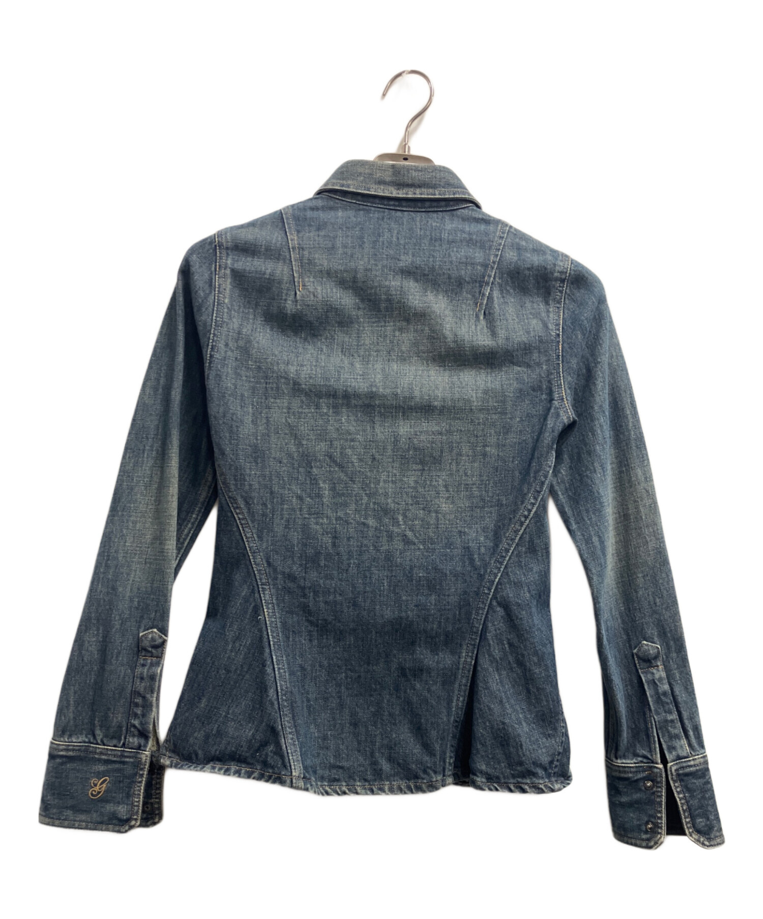 gucci デニムジャケット　38 中古・古着通販】GUCCI (グッチ) デニムジャケット インディゴ サイズ