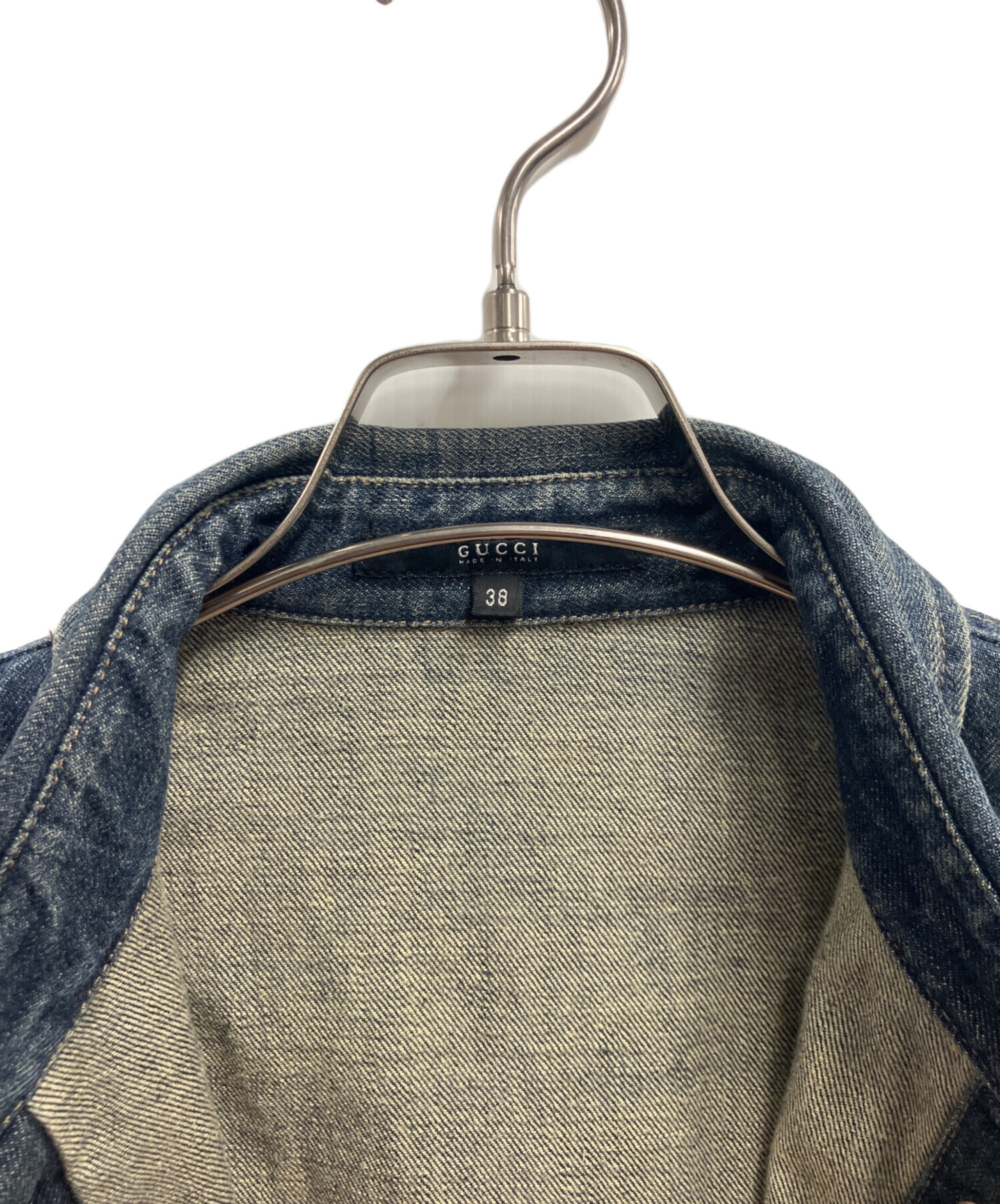 中古・古着通販】GUCCI (グッチ) デニムジャケット インディゴ サイズ