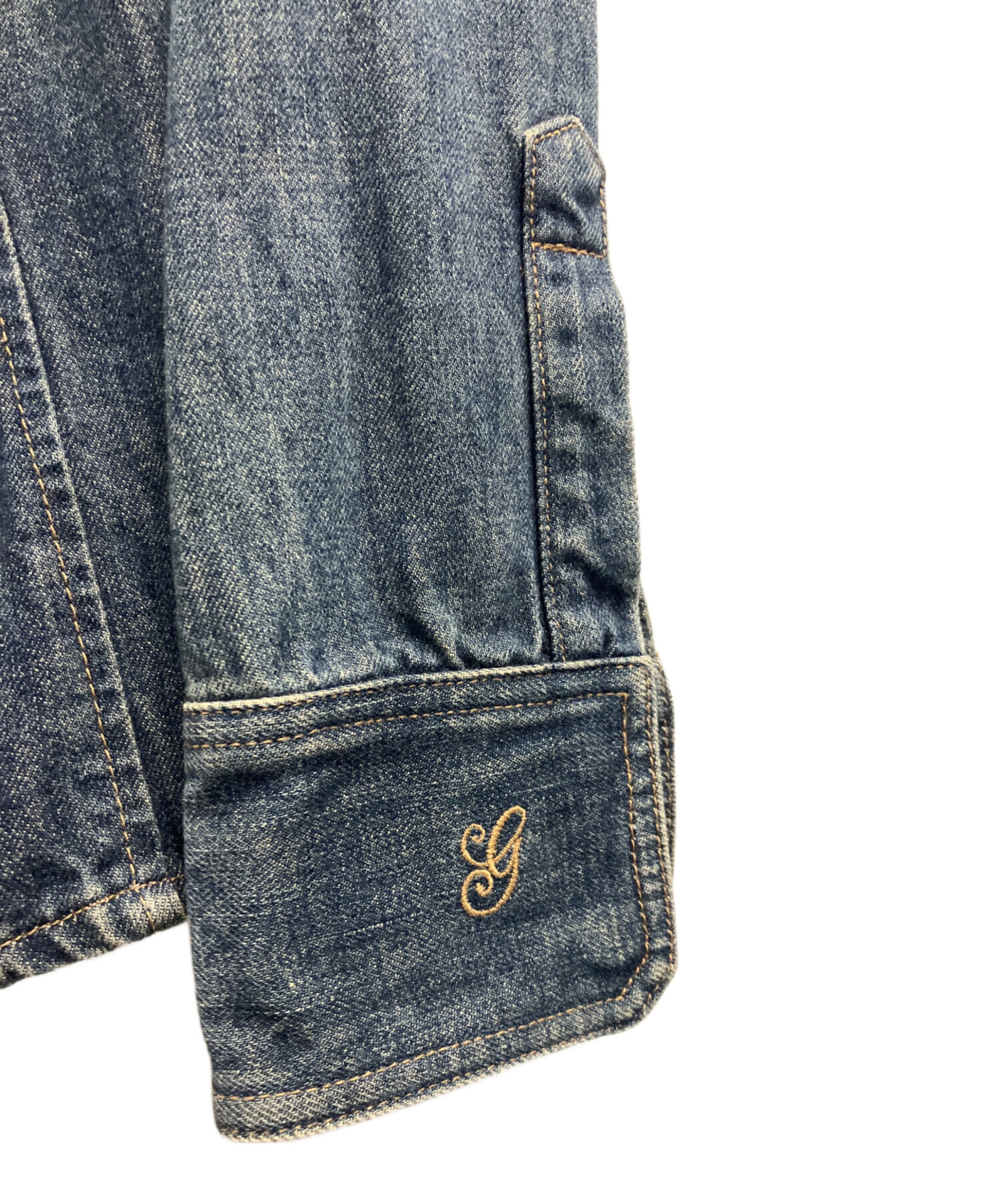 中古・古着通販】GUCCI (グッチ) デニムジャケット インディゴ サイズ