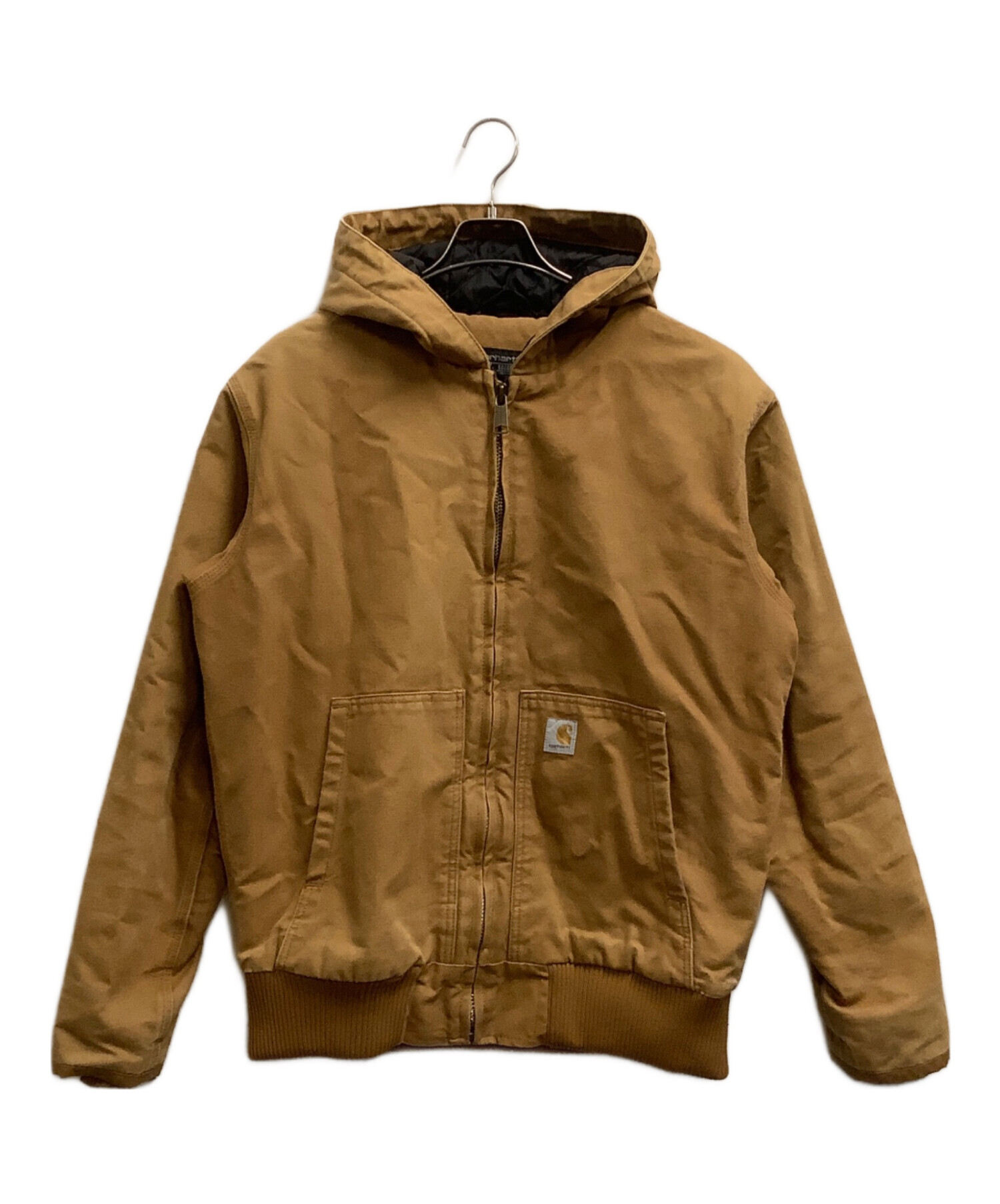 【フェード】Carhartt ブラウンコットンジャケット　ビックサイズ 中古・古着通販】CarHartt (カーハート) フーデッドジャケット