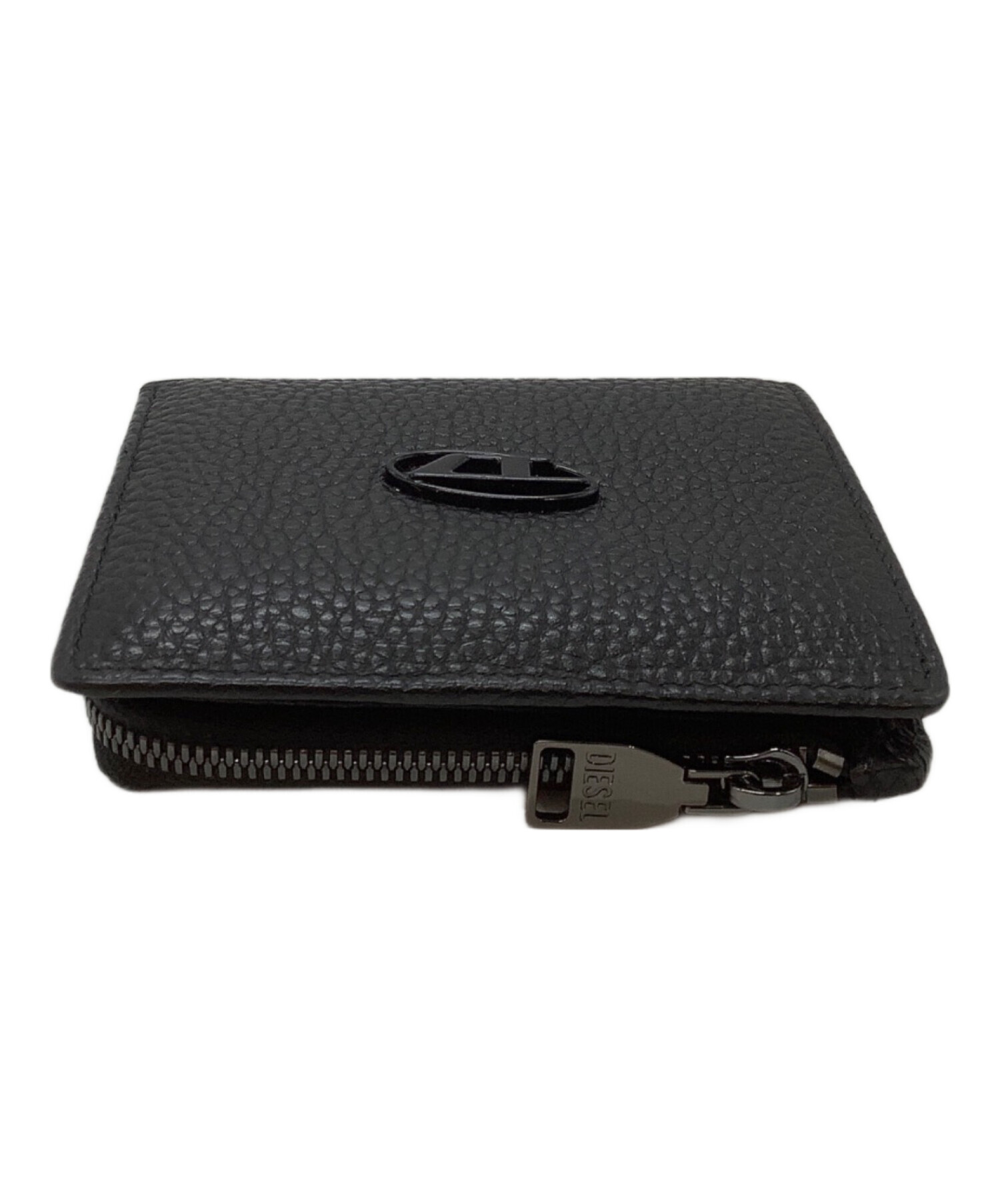 新品未使用 DIESEL ディーゼル カード ケース ブラック レザー DIESEL（ディーゼル） カードケース 1DR CARD HOLDER IV X10386 PS202