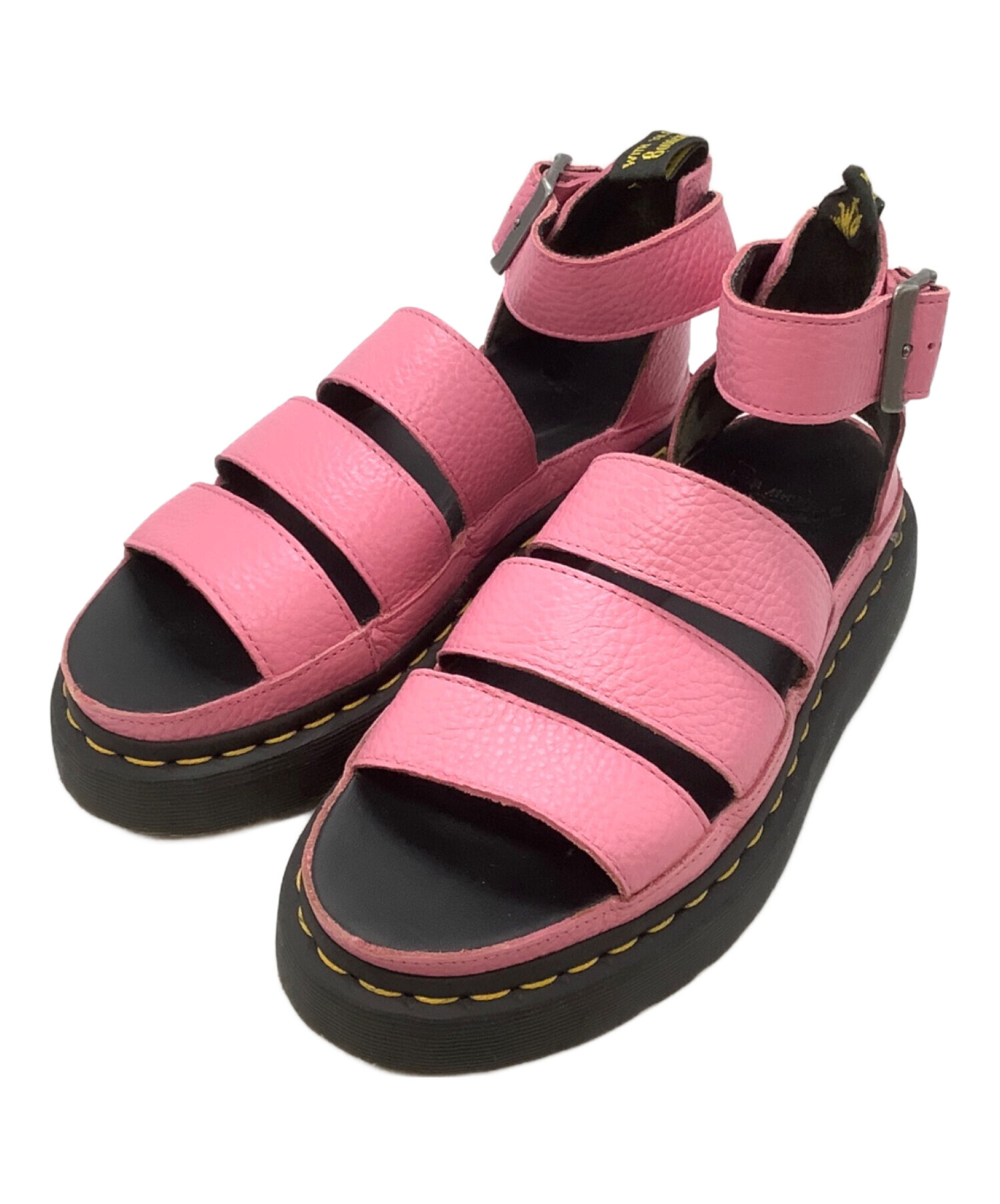 【美品】【Dr.Martens】カールソン ピンク サンダル UK7（26cm） 中古・古着通販】Dr.Martens (ドクターマーチン) サンダル ピンク