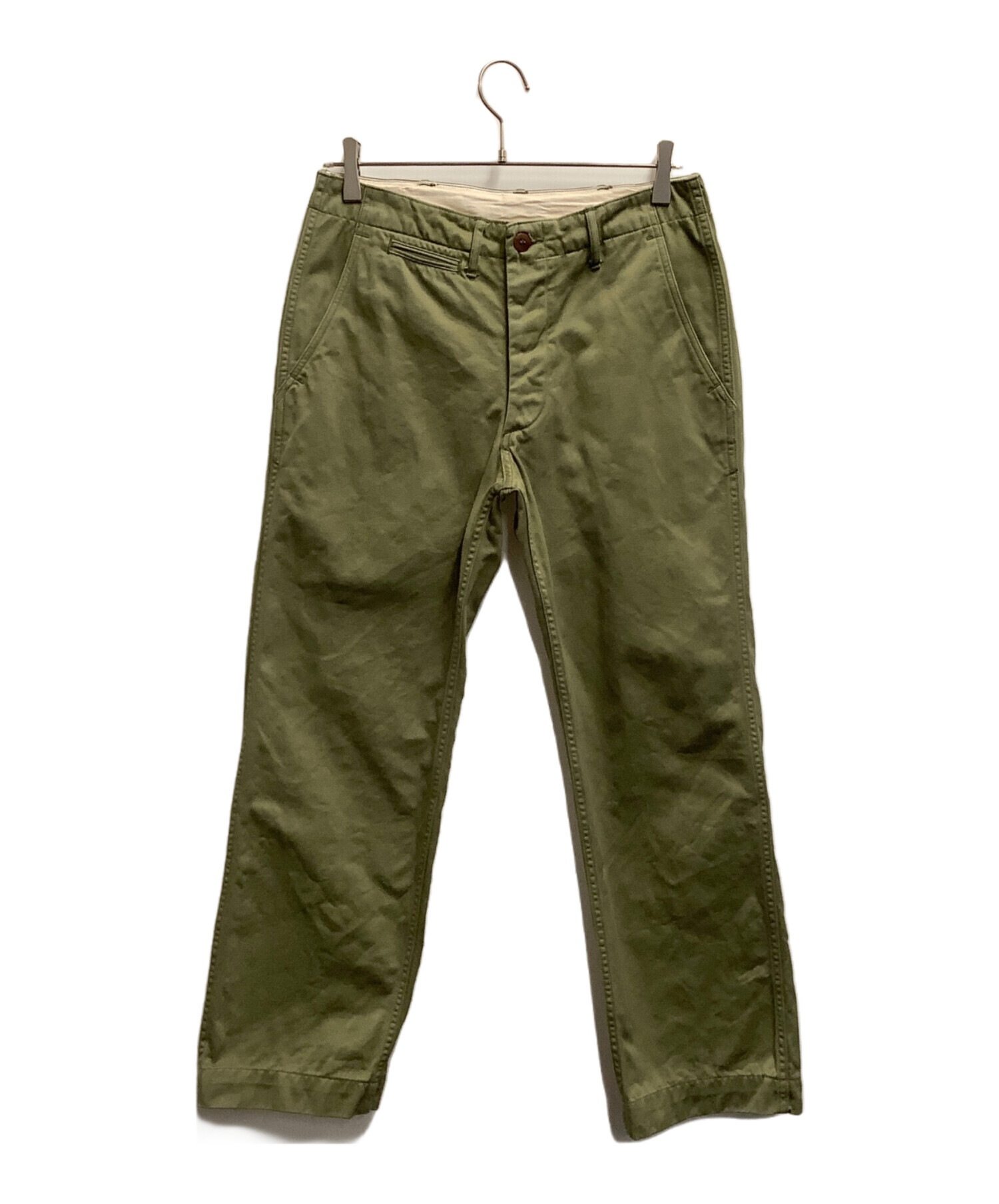 ウェアハウス　チノパンツ　W36　カーキ 中古・古着通販】WAREHOUSE (ウエアハウス) チノパン グリーン サイズ