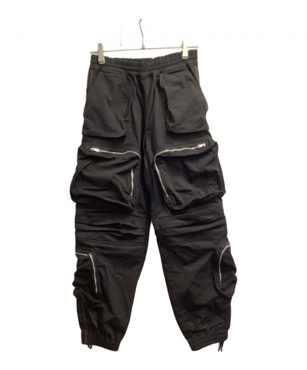 中古・古着通販】DIESEL (ディーゼル) カーゴパンツ ブラック サイズ:S 