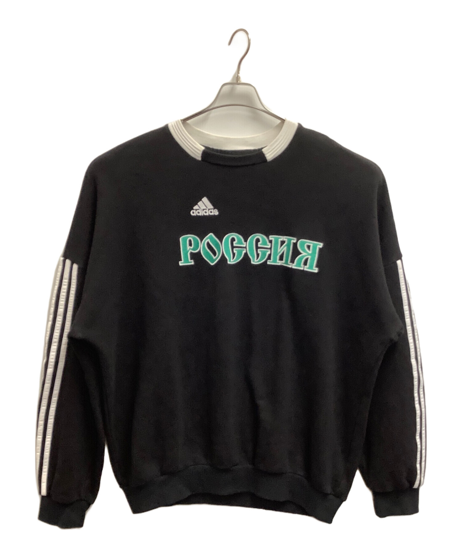 中古・古着通販】adidas (アディダス) クルーネックスウェット