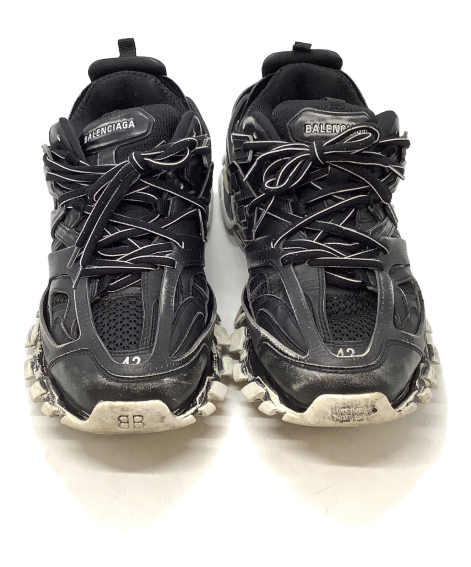 bàlénciagàスニーカー 42 中古・古着通販】BALENCIAGA (バレンシアガ) スニーカー ブラック