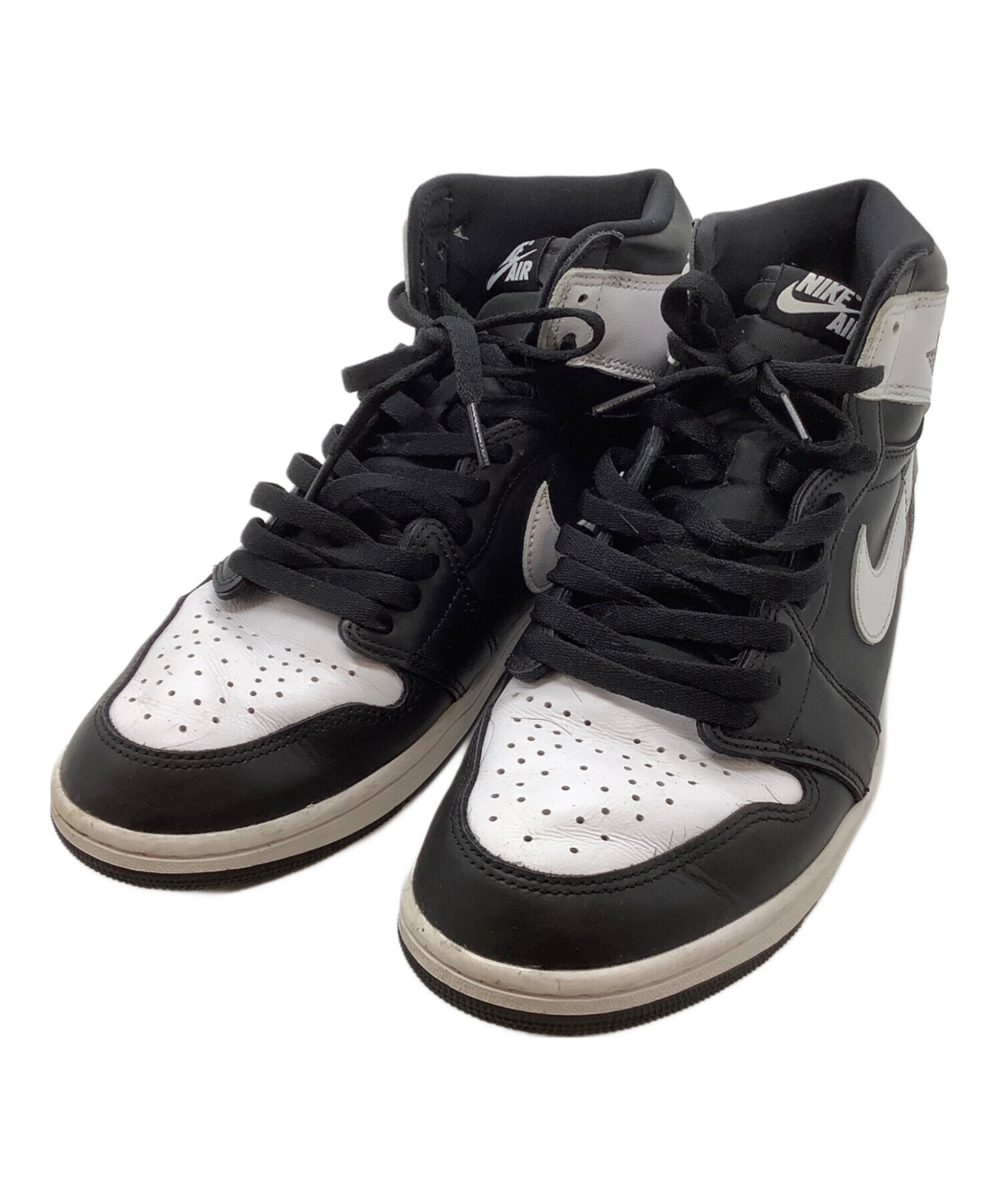 中古・古着通販】NIKE (ナイキ) スニーカー ブラック×ホワイト サイズ 