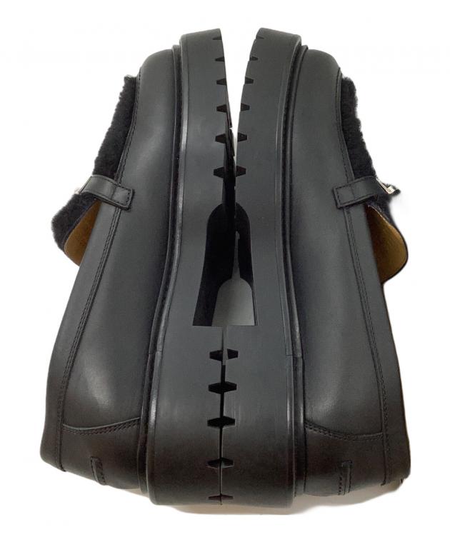 中古・古着通販】HERMES (エルメス) ローファー ブラック サイズ:SIZE