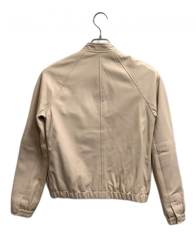 中古・古着通販】COACH (コーチ) ライダースジャケット ベージュ