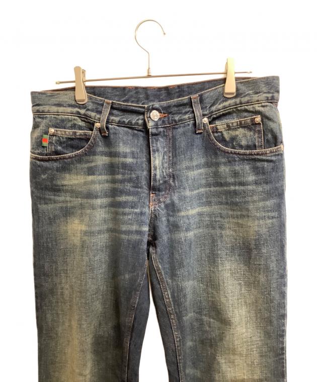 中古・古着通販】GUCCI (グッチ) デニムパンツ サイズ:50｜ブランド