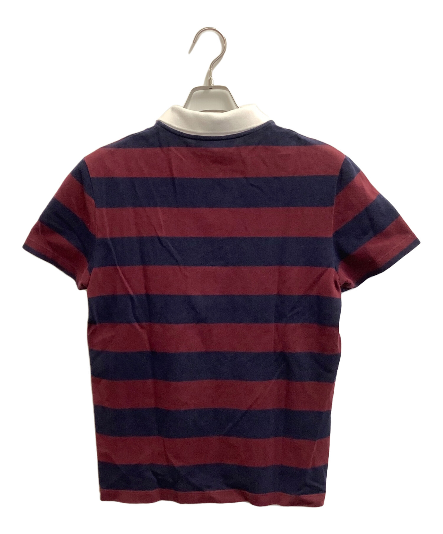 中古・古着通販】GUCCI (グッチ) ポロシャツ ネイビー×ボルドー サイズ