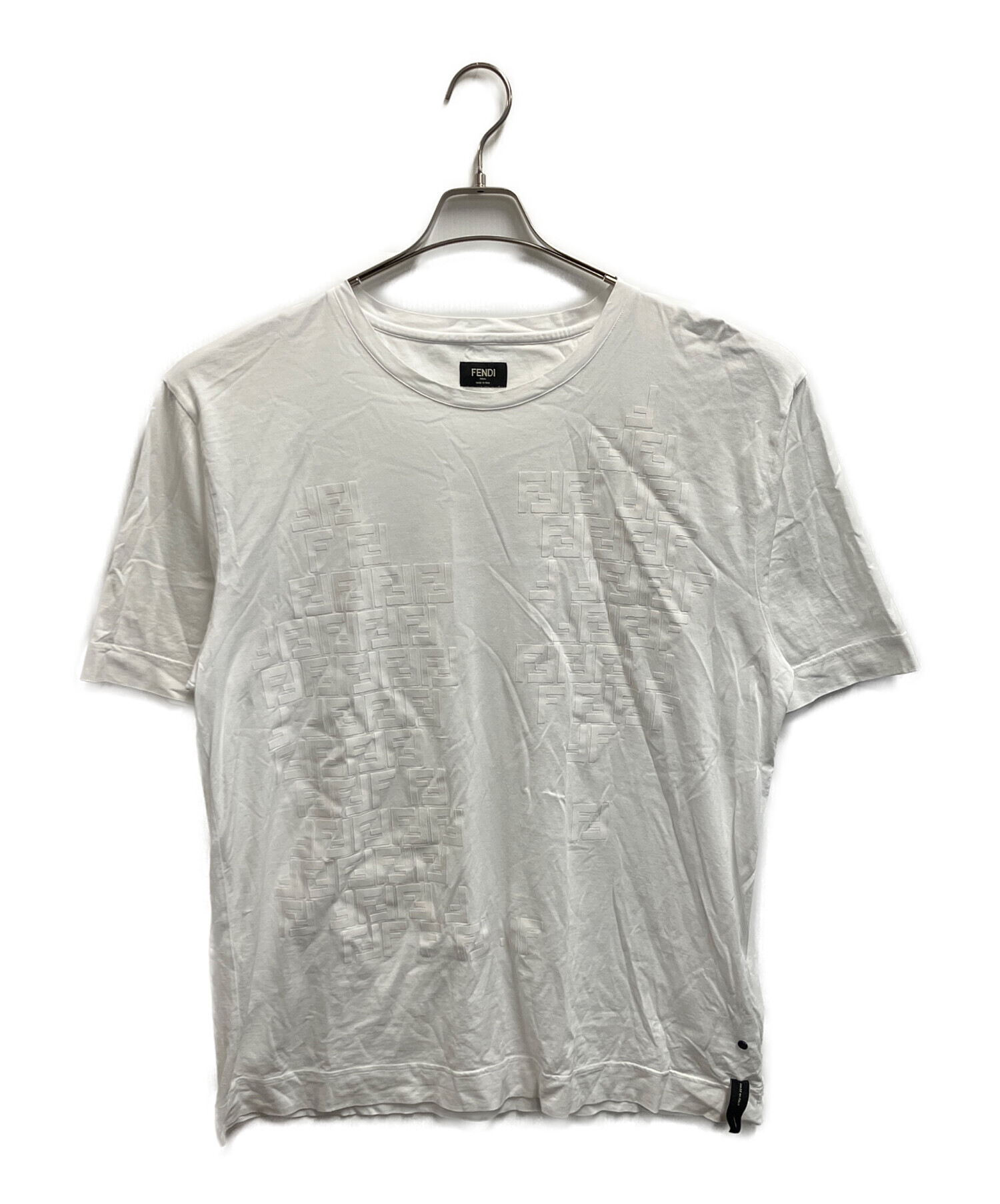 中古・古着通販】FENDI (フェンディ) Tシャツ ホワイト サイズ:SIZE