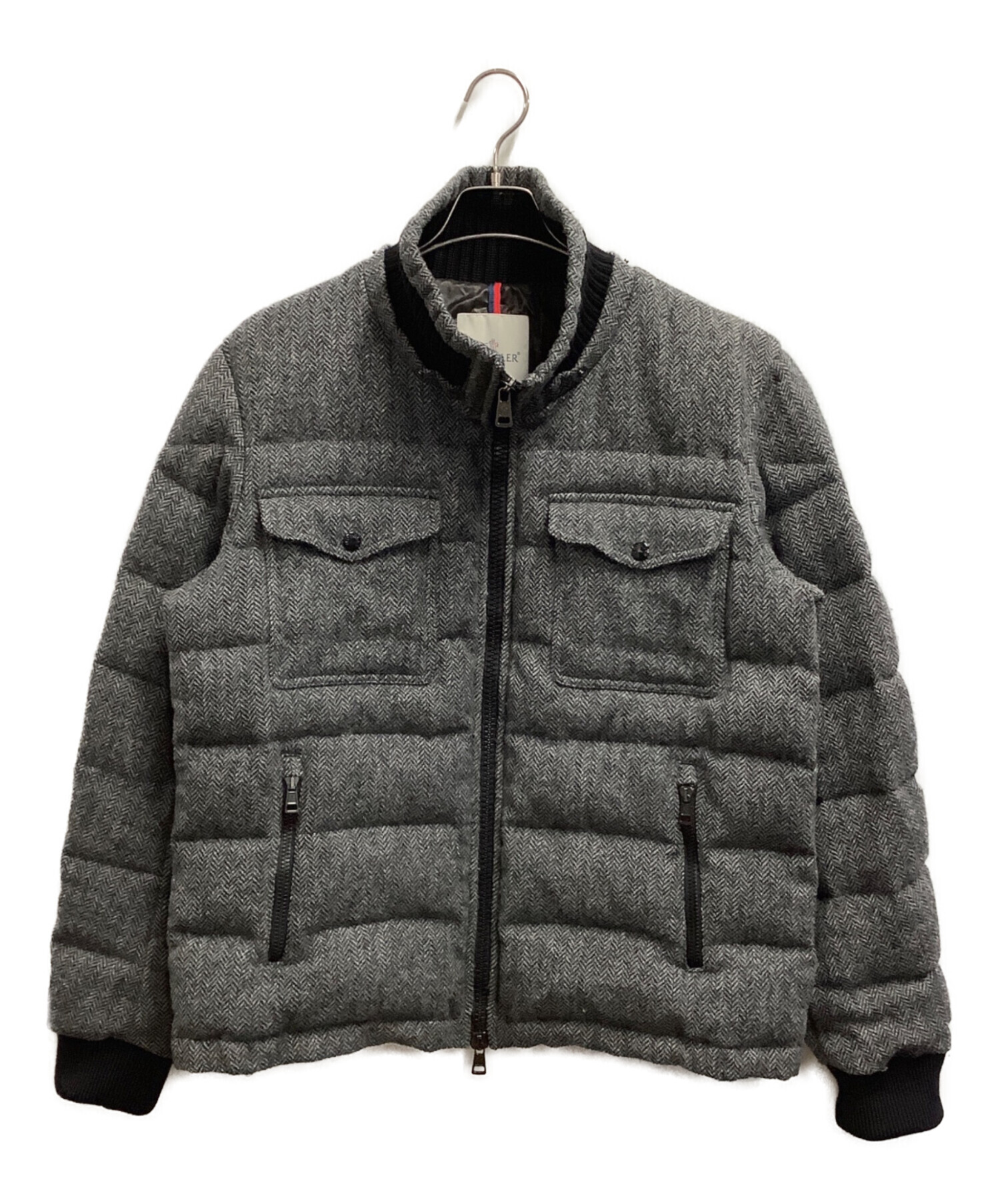 R*a様 moncler ジャケット 中古・古着通販】MONCLER (モンクレール) ダウンジャケット ブラック
