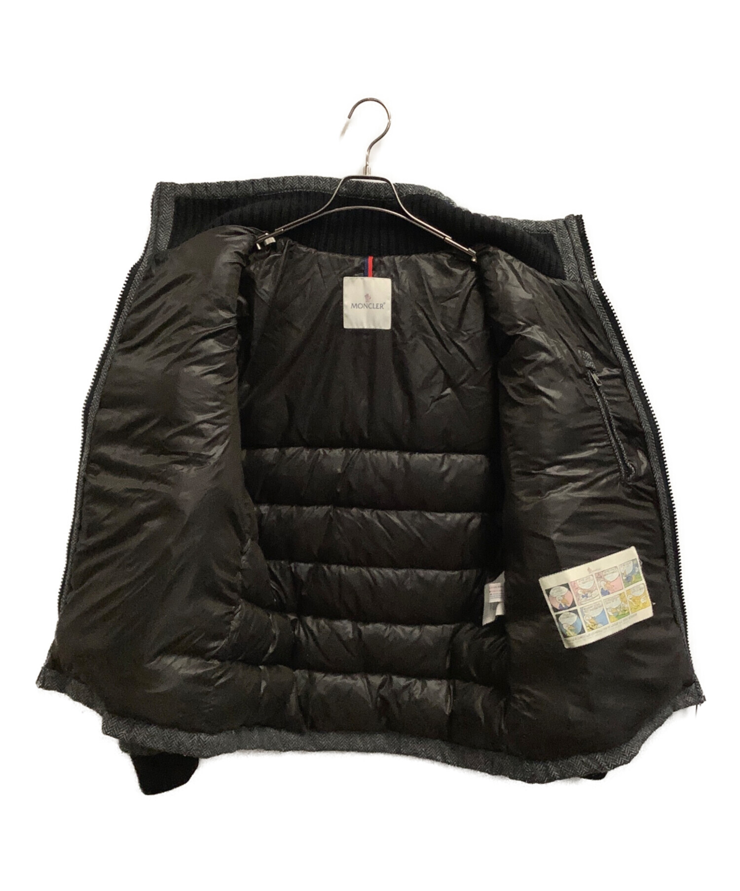 R*a様 moncler ジャケット 中古・古着通販】MONCLER (モンクレール) ダウンジャケット ブラック