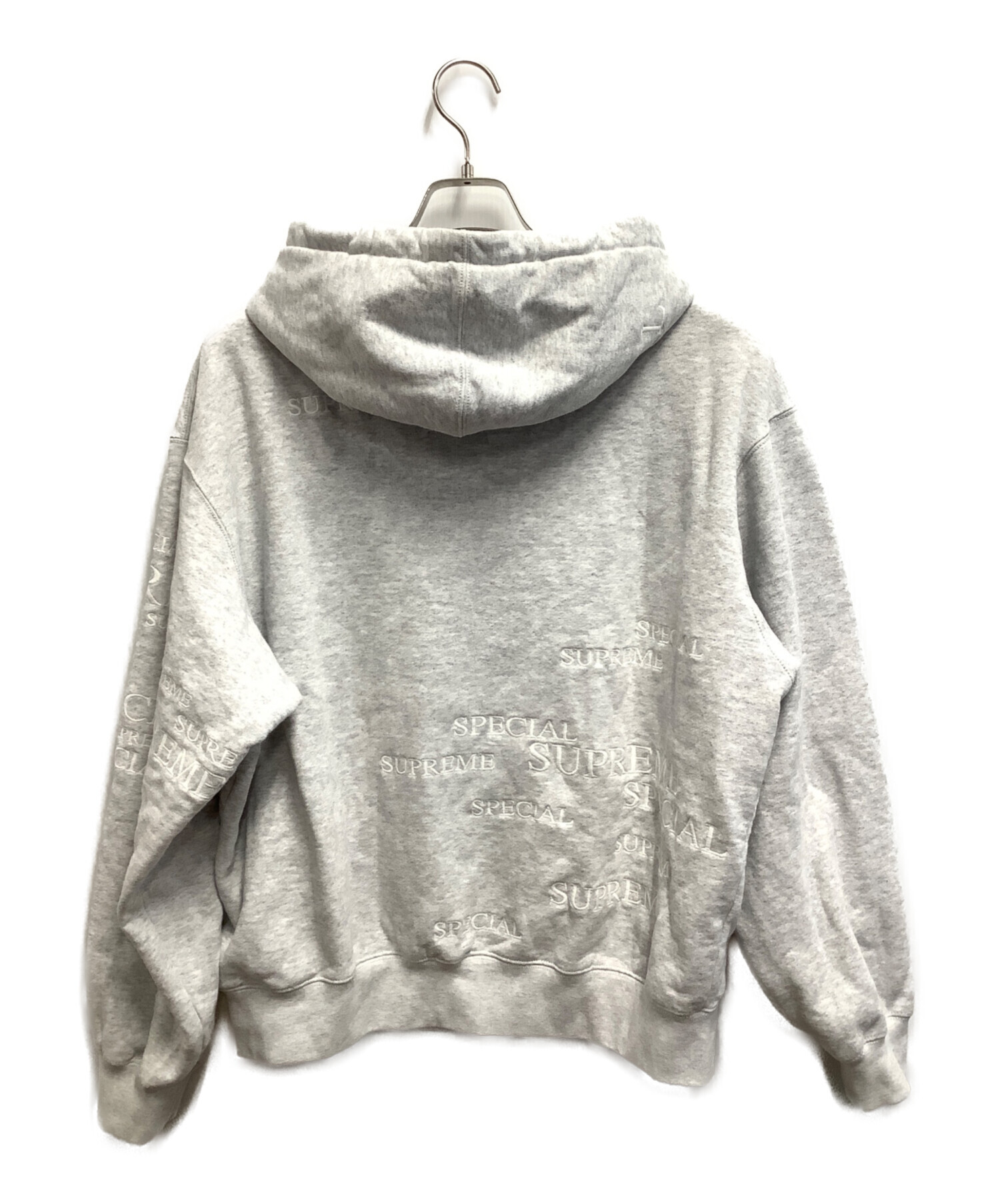中古・古着通販】SUPREME (シュプリーム) ジップパーカー ライトグレー