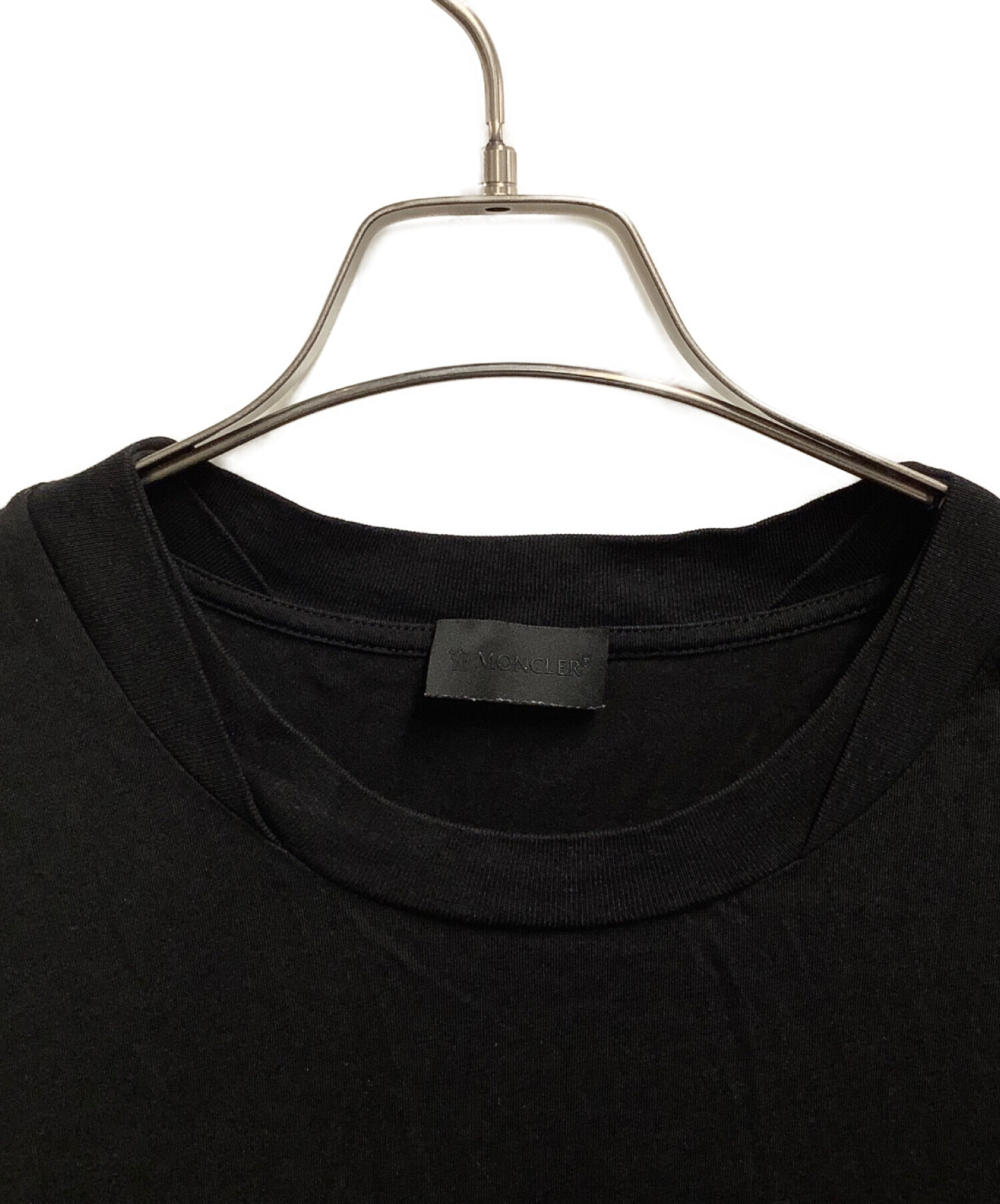 中古・古着通販】MONCLER (モンクレール) Tシャツ ブラック サイズ