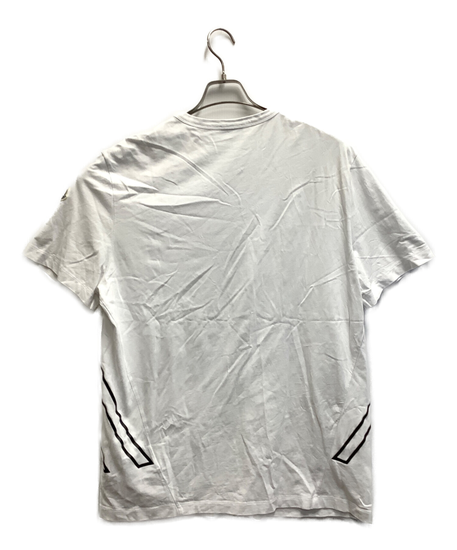 中古・古着通販】MONCLER (モンクレール) Tシャツ ホワイト サイズ:XXL